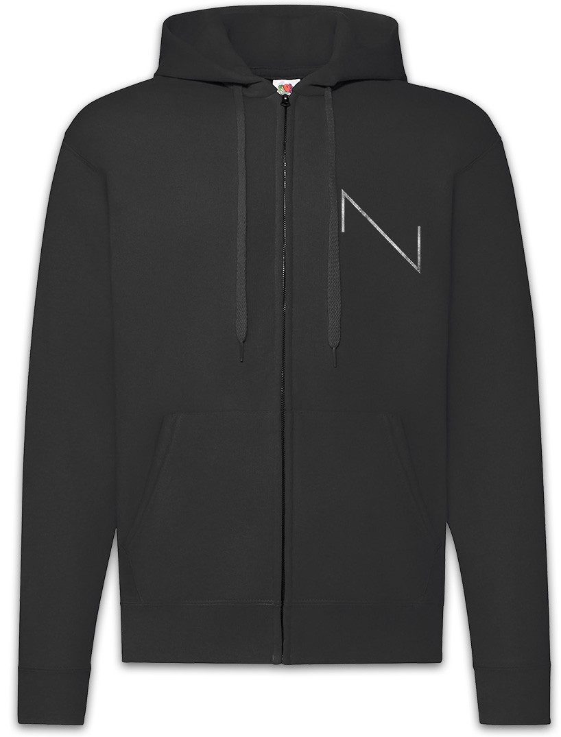 Sweatjacke Wave Sawtooth Zipper Hoodie Synthesizer Electro Techno LFO Musik Music