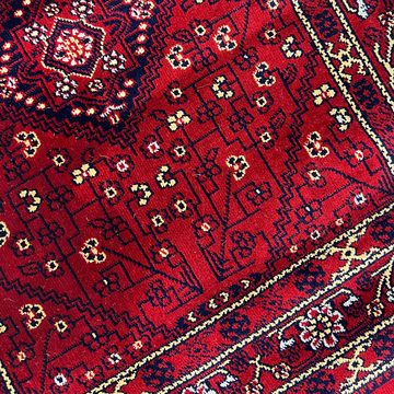 Teppich Orientalischer Teppich in rotem Blumen Muster, TeppichHome24, rechteckig, Höhe: 13 mm
