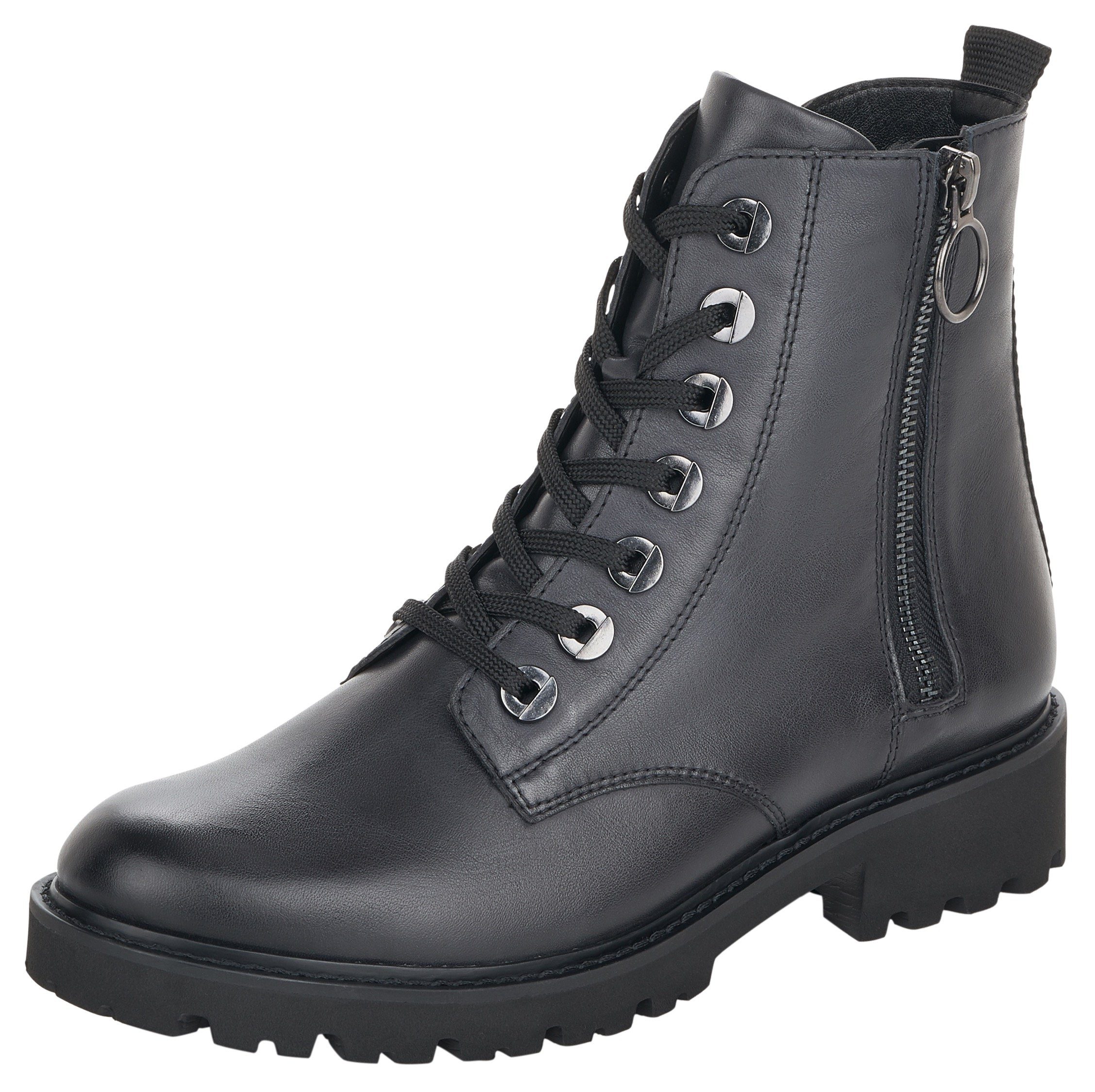 Remonte Schnürstiefelette, Blockabsatz, Stiefelette, Schnürboots, Flats günstig online kaufen