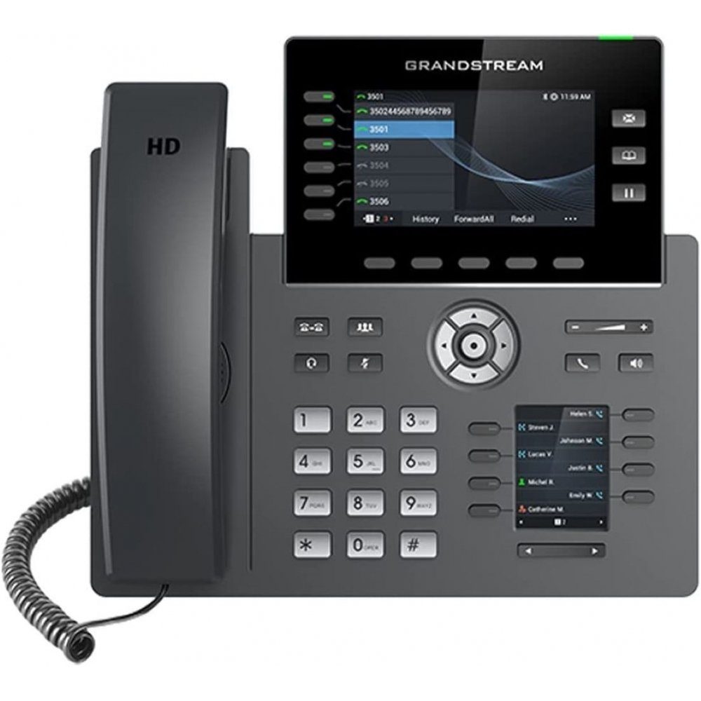 Telefon SIP GRANDSTREAM GRP-2616 - - Kabelgebundenes schwarz Professional Business IP-Telefon