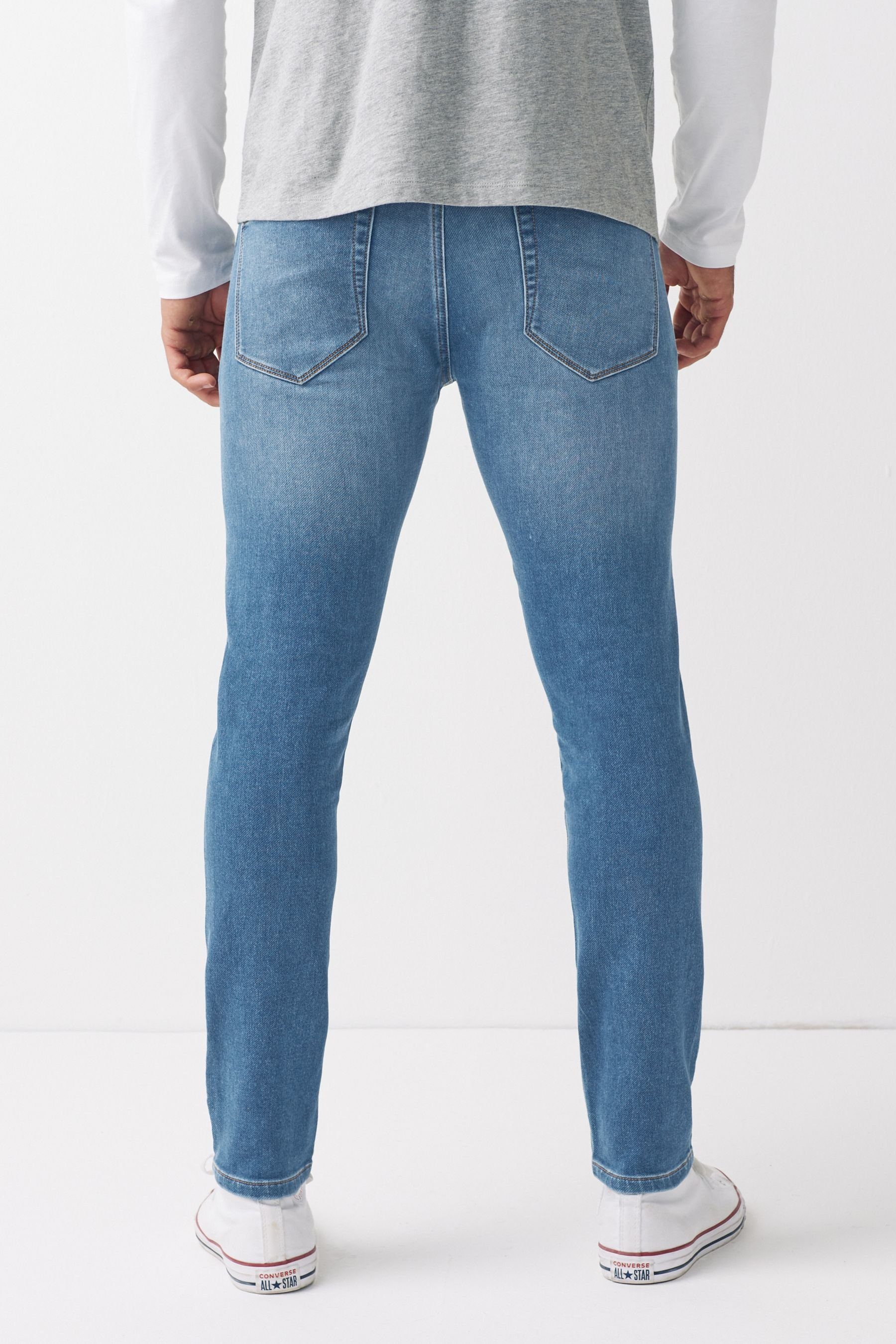 (1-tlg) Skinny-fit-Jeans Light Next Blue