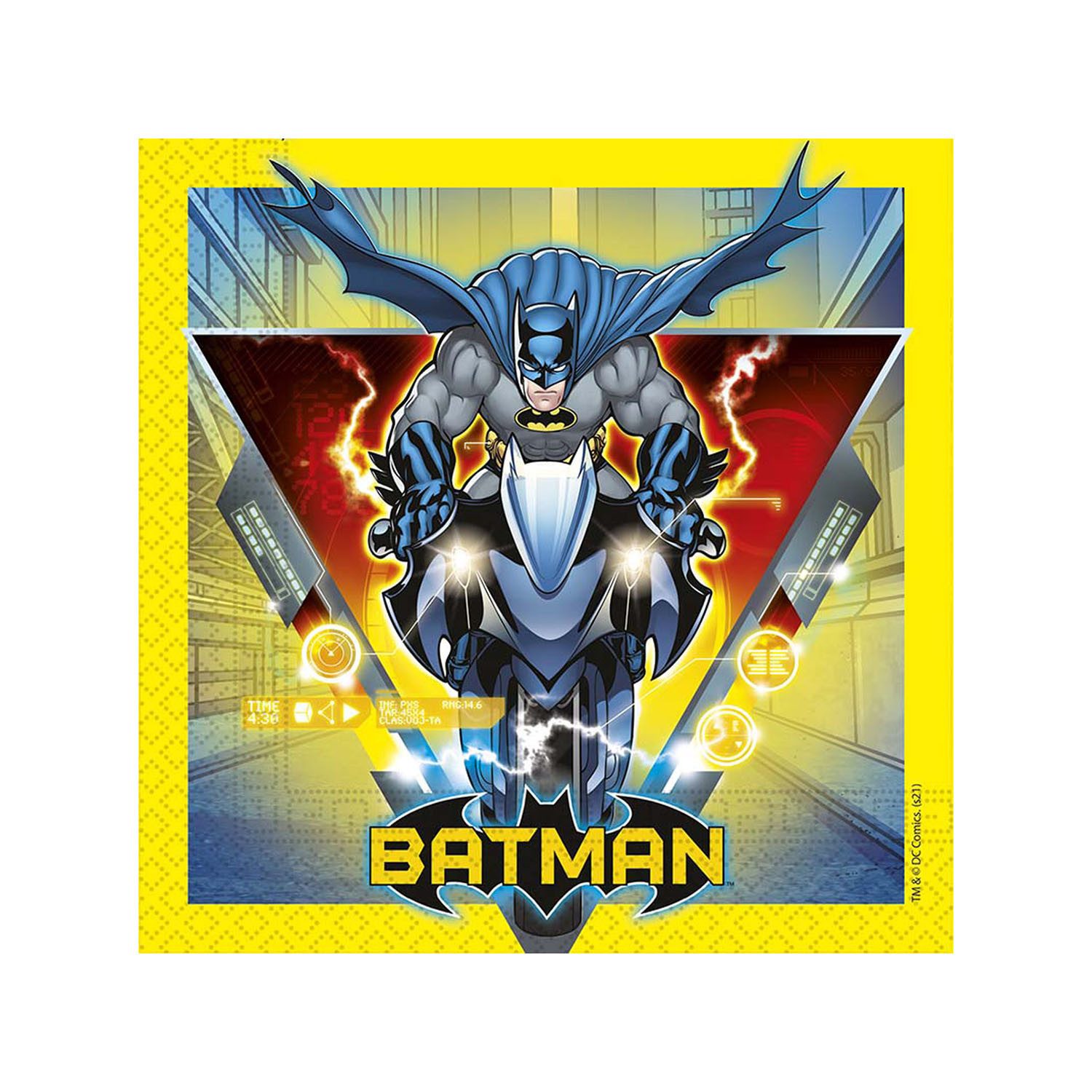 Procos Papierserviette 'Batman', Servietten 20Stk./33x33cm