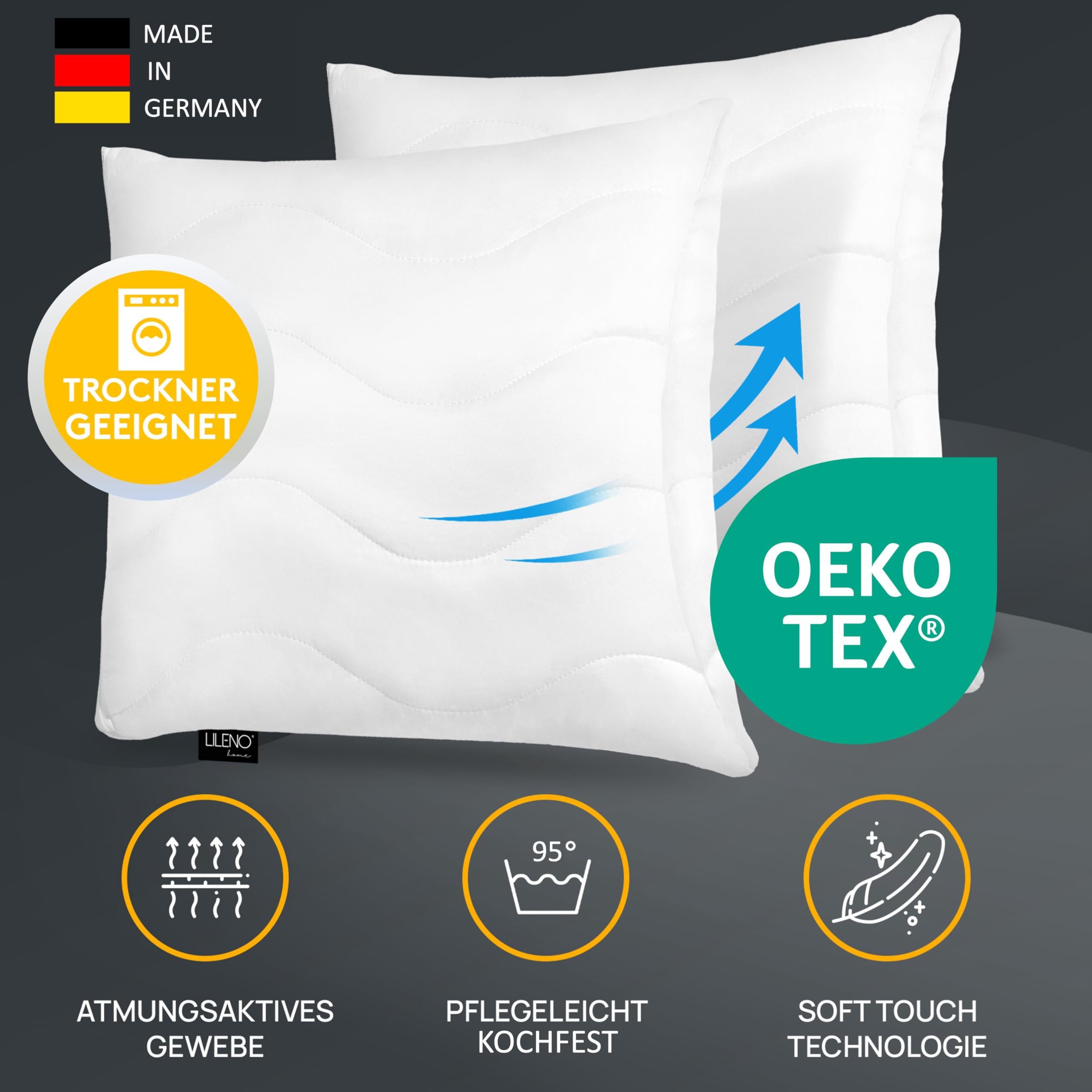 LILENO HOME Kopfkissen - gestepptes Kissen günstig online kaufen