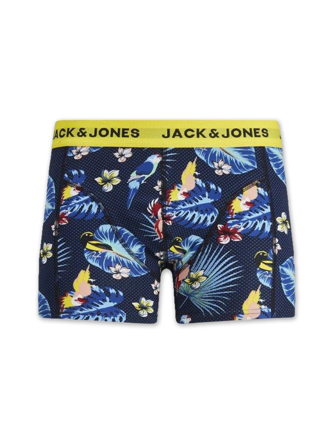 elastische Jones durch Passform Jacvel Pack) 5er & (5-St., Baumwollqualität Mix gute 6 Boxershorts Detail Jack