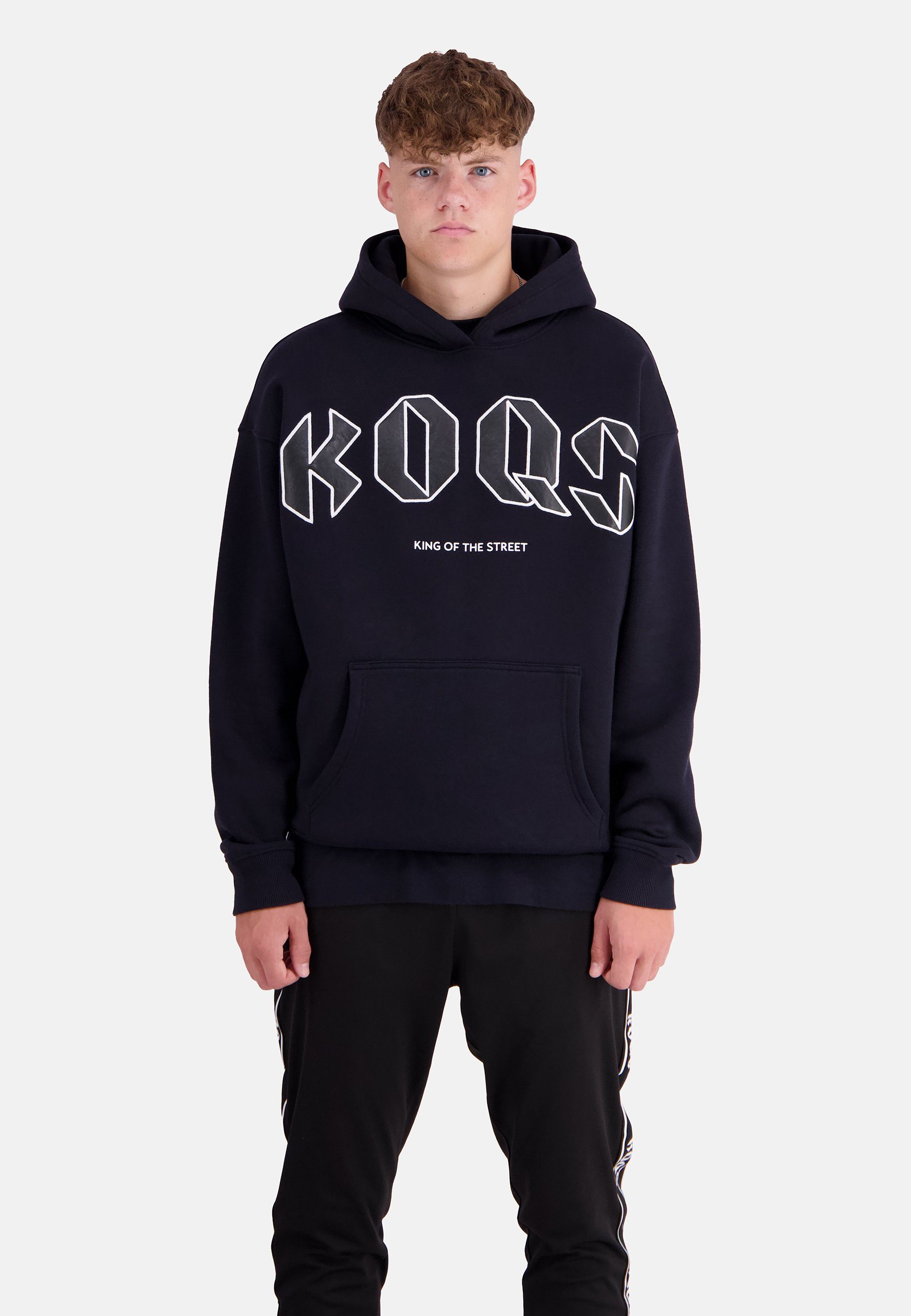 KOQS Hoodie King of the Street PU Patch
