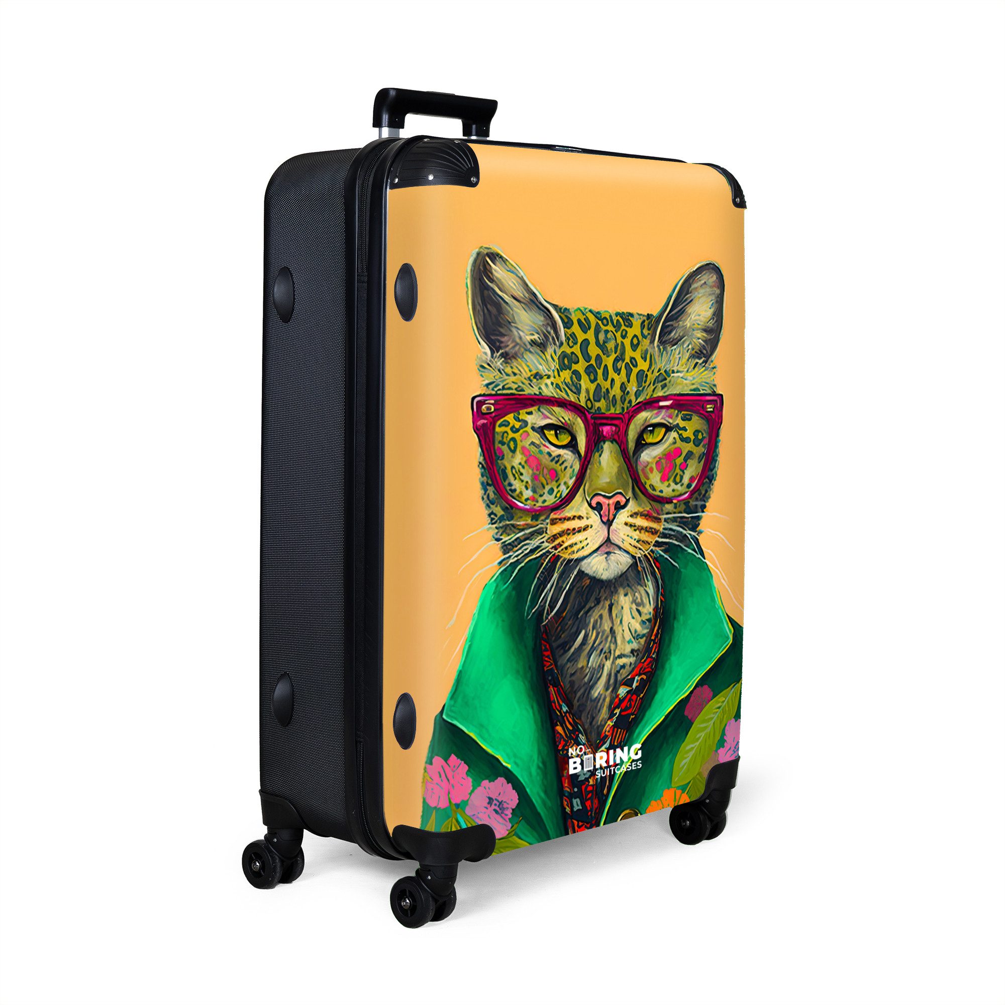 NoBoringSuitcases.com© Hartschalen-Trolley Tiere - Katze - günstig online kaufen