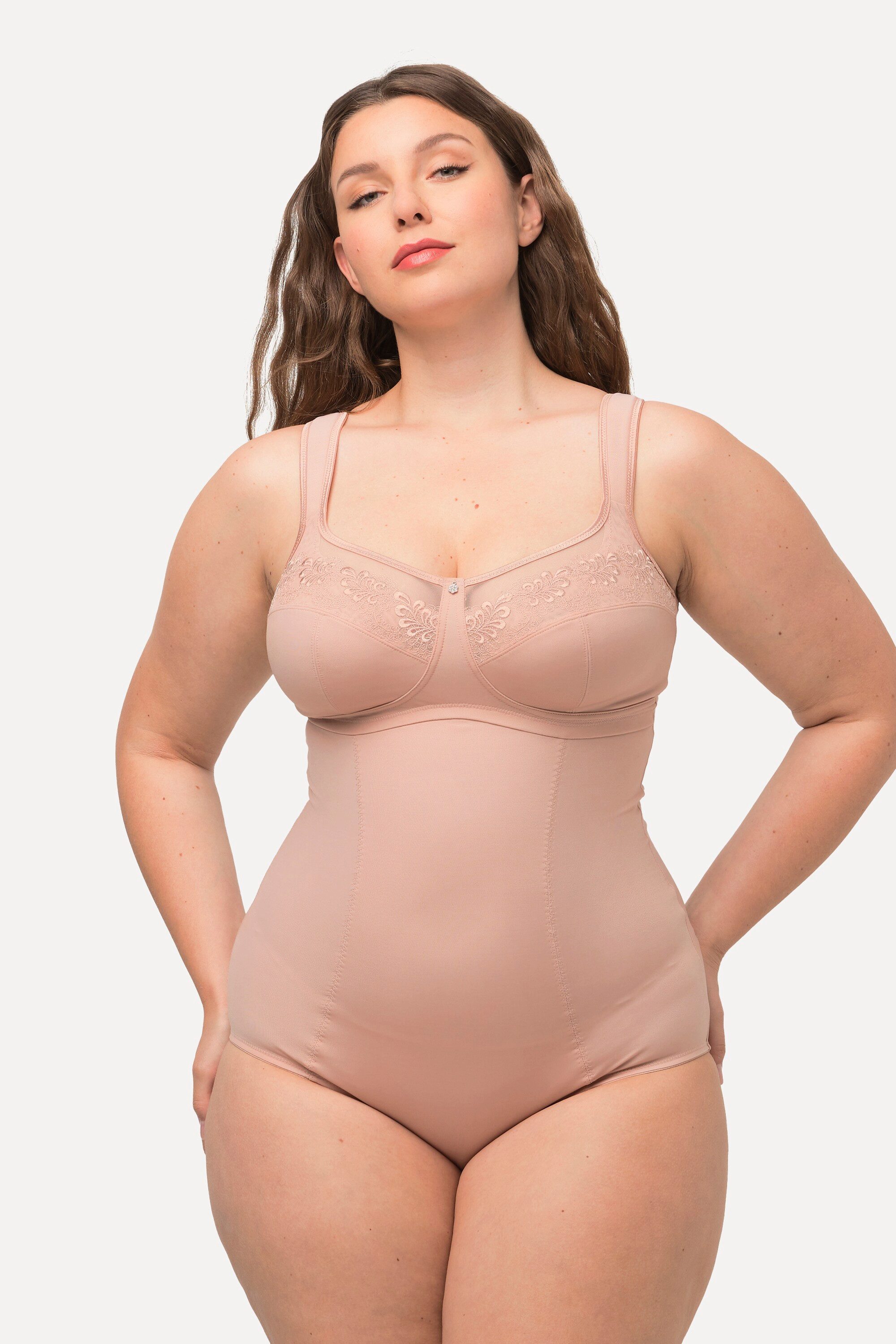 Ulla Popken Body Shaping-Body Stickerei Powermesh