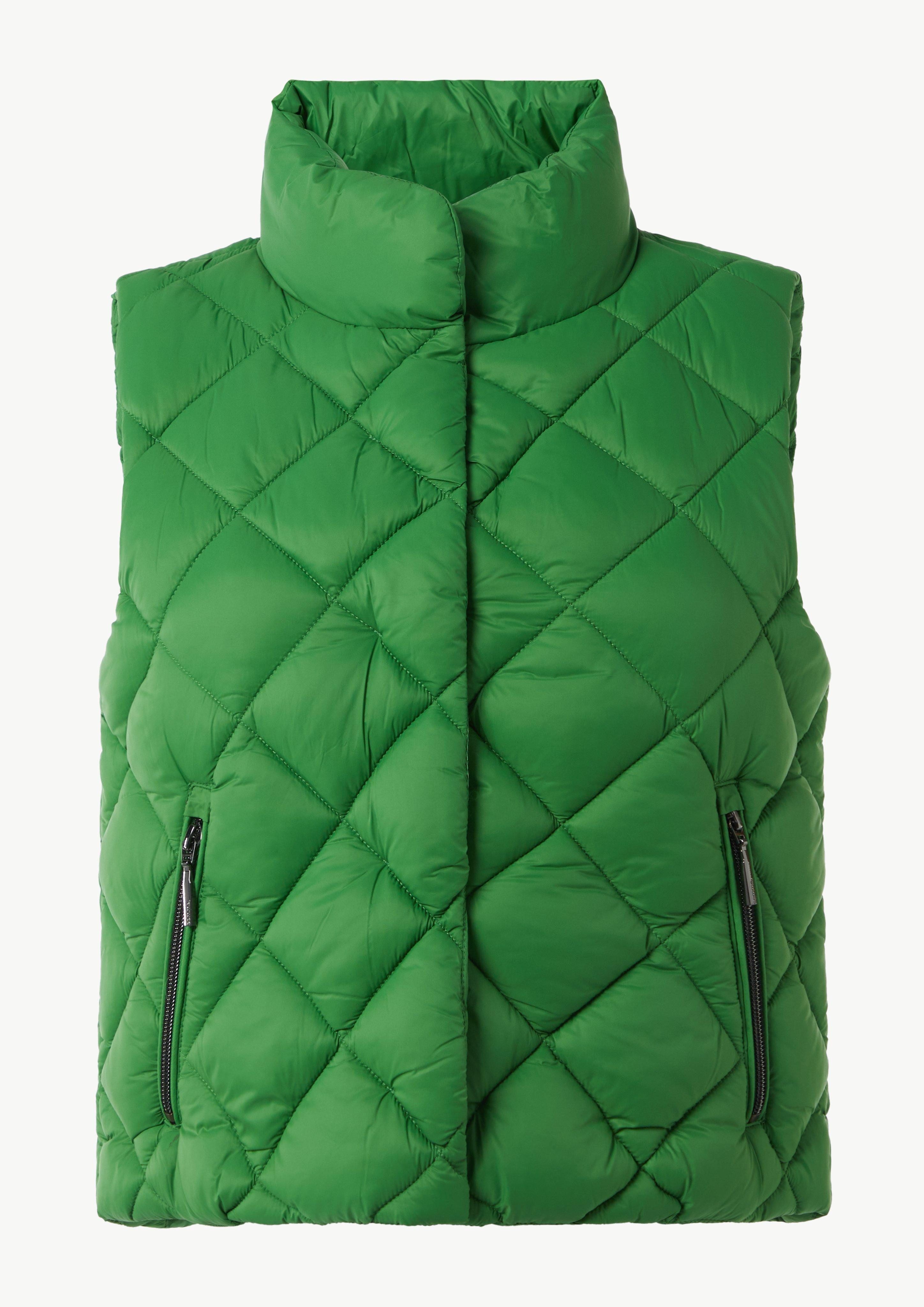 Funktionsweste Boxy Steppweste mit Stehkragen