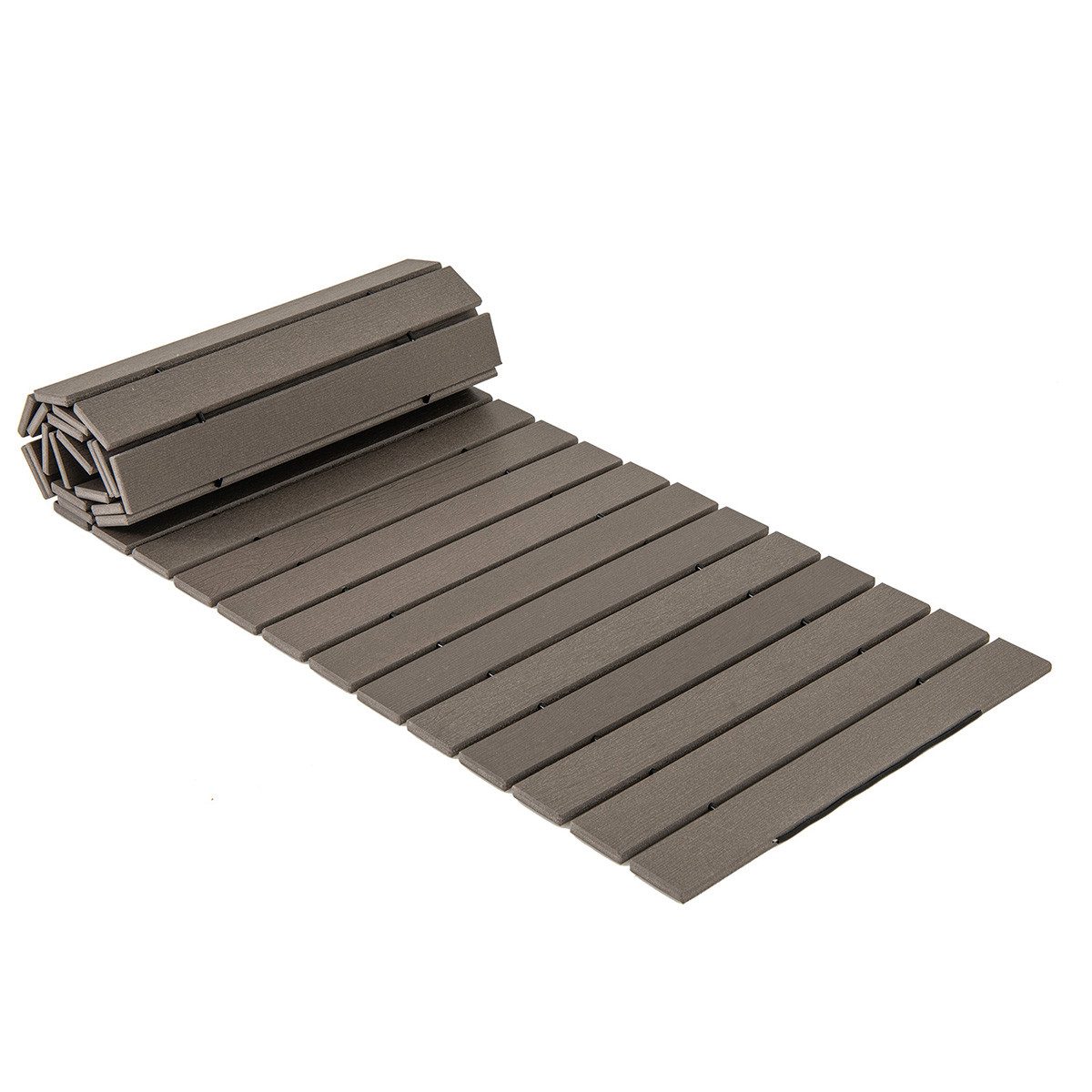 COSTWAY Gartensteg, 55x242 cm, Gartenweg Rollweg ausrollbar