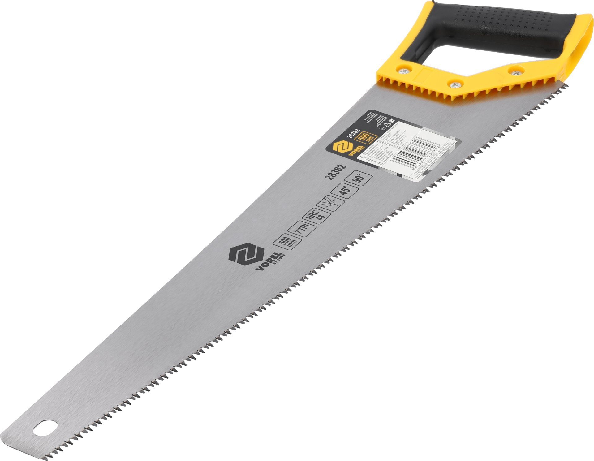 TRIZERATOP Handsäge Handsäge 500 mm mit 3-fach geschliffenen Zähnen, 7 TPI (Handsäge 500 mm mit 3-fach geschliffenen Zähnen, 7 TPI), Stabil