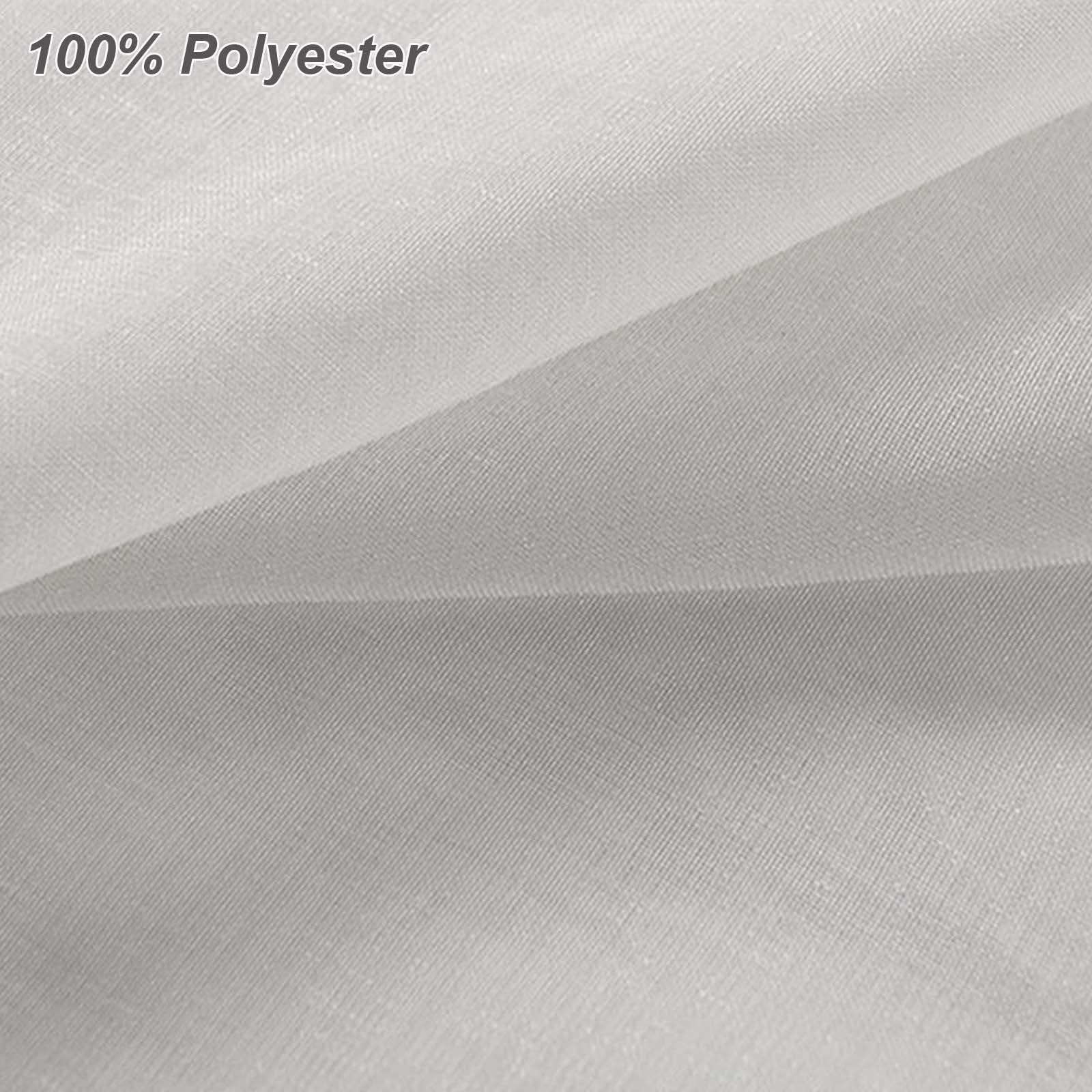 HAC24 Vorhang Deko Gardinen Gardinenschal Ösenschal Dekoschal, Ösen, transparent, Polyester, mit Ösen Lichtdurchlässig 140 x 240 cm – Bild 3 von 3