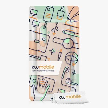 kwmobile Handyhülle Case für Samsung Galaxy A54 5G, Hülle Silikon metallisch schimmernd - Handyhülle Cover