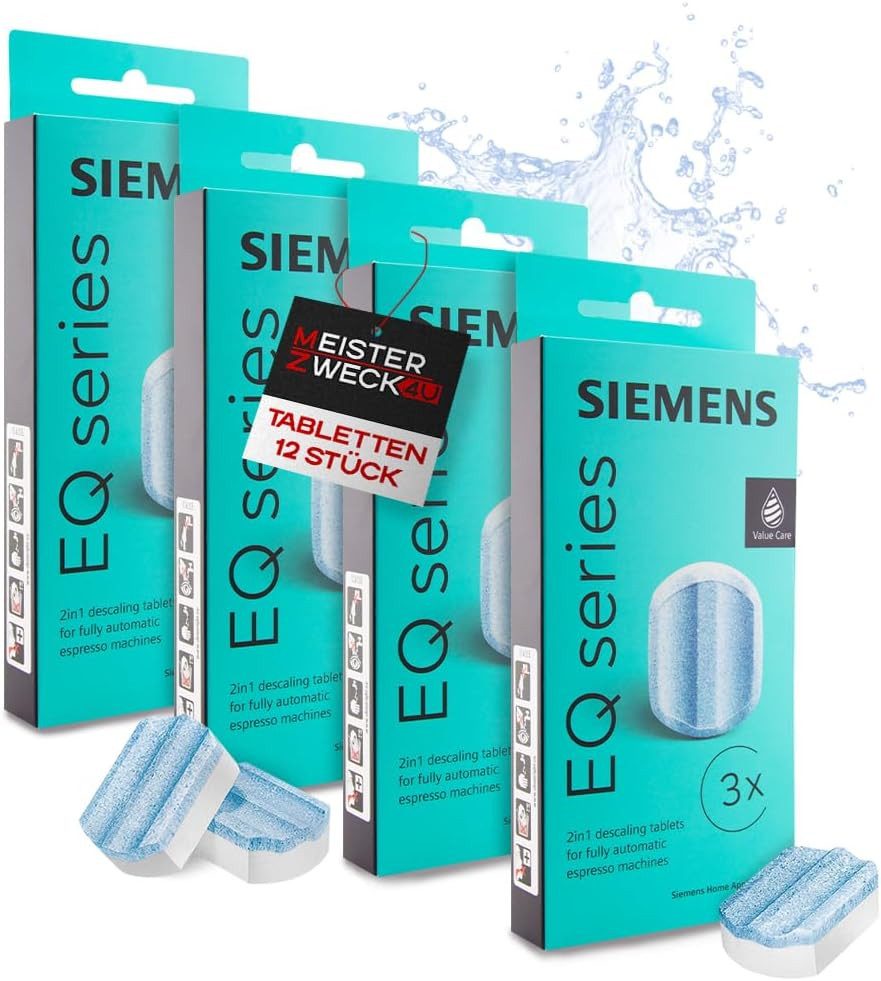 SIEMENS 4x3 Entkalkungstabletten Entkalkungstabletten (MEISTERZWECK4U, [- TZ80002 Entkalkungstabletten Entkalker)