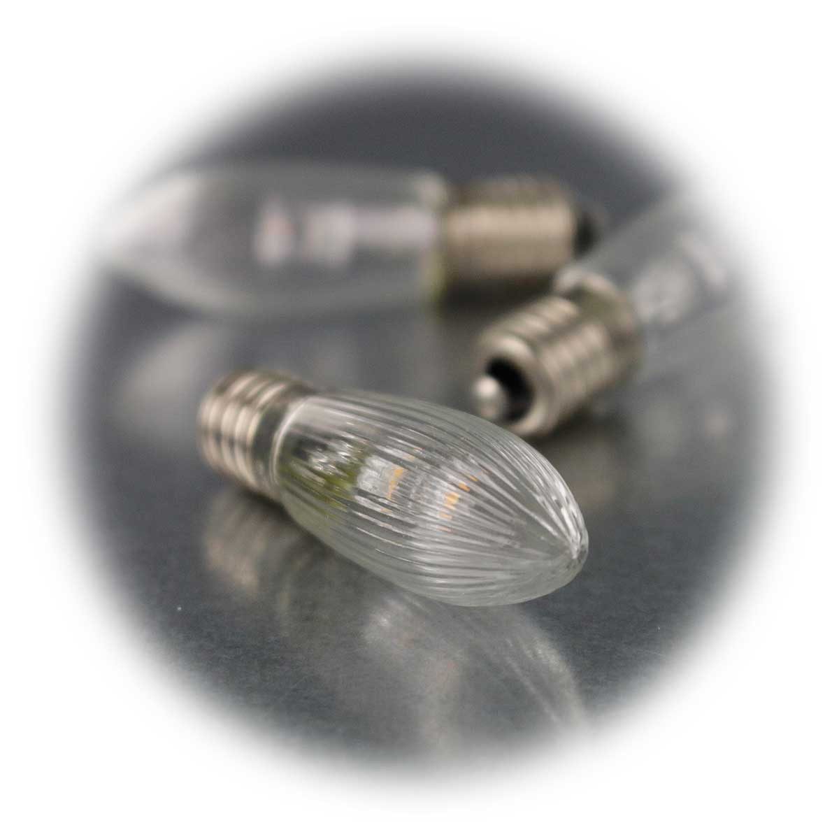 STAR TRADING LED-Leuchtmittel 3er Pack E10 Leuchtmittel klar 10-55V 0,2W warmwei, warmweiß