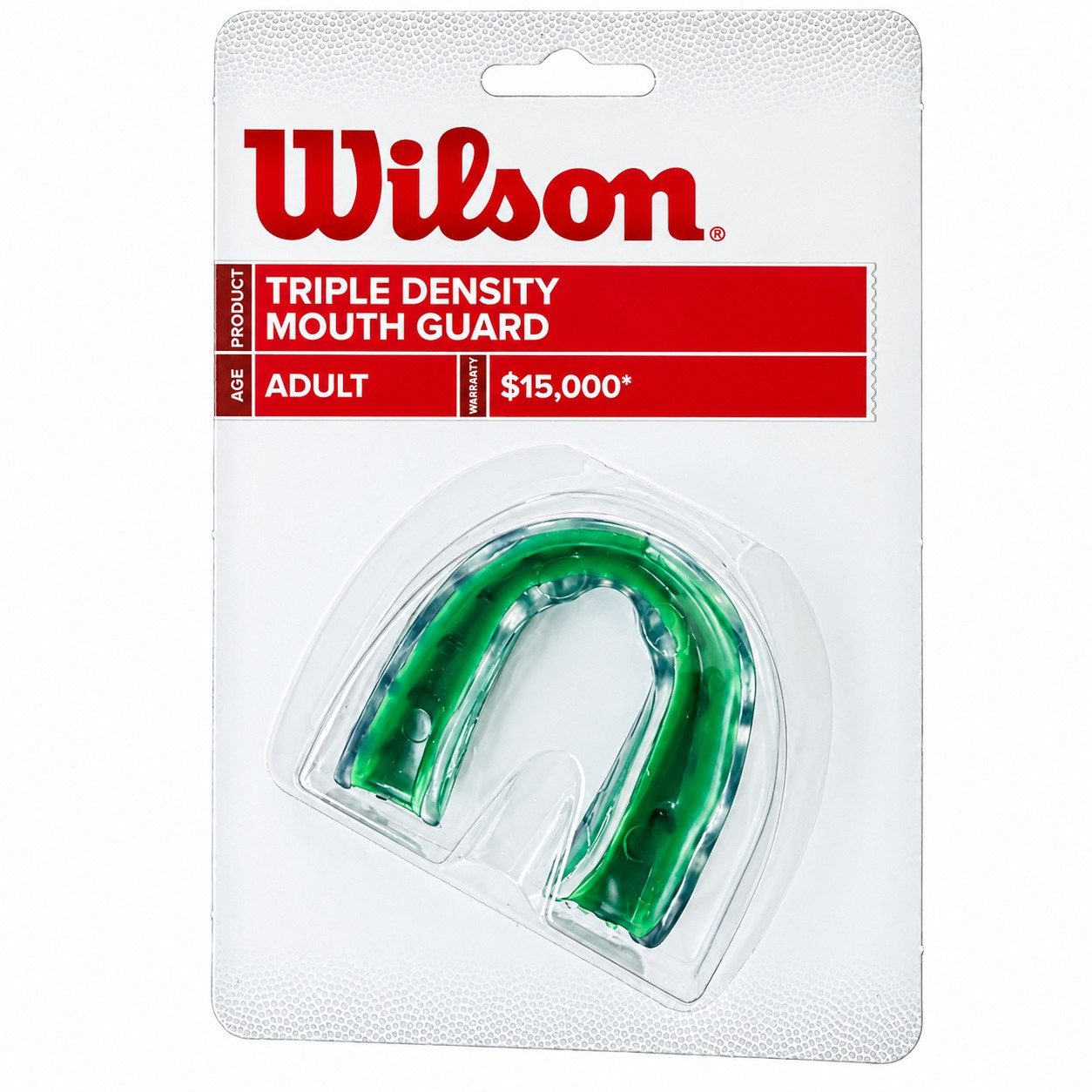 Wilson Zahnschutz 3 Stufen GEL Profi Zahnschützer MG3 Boxen Mundschutz Sport Vollkontakt (Gel mit Spiraleneinsatz, 3 Schichten), SHIELD MG3 dreistufiger Zahnschutz Senior mint