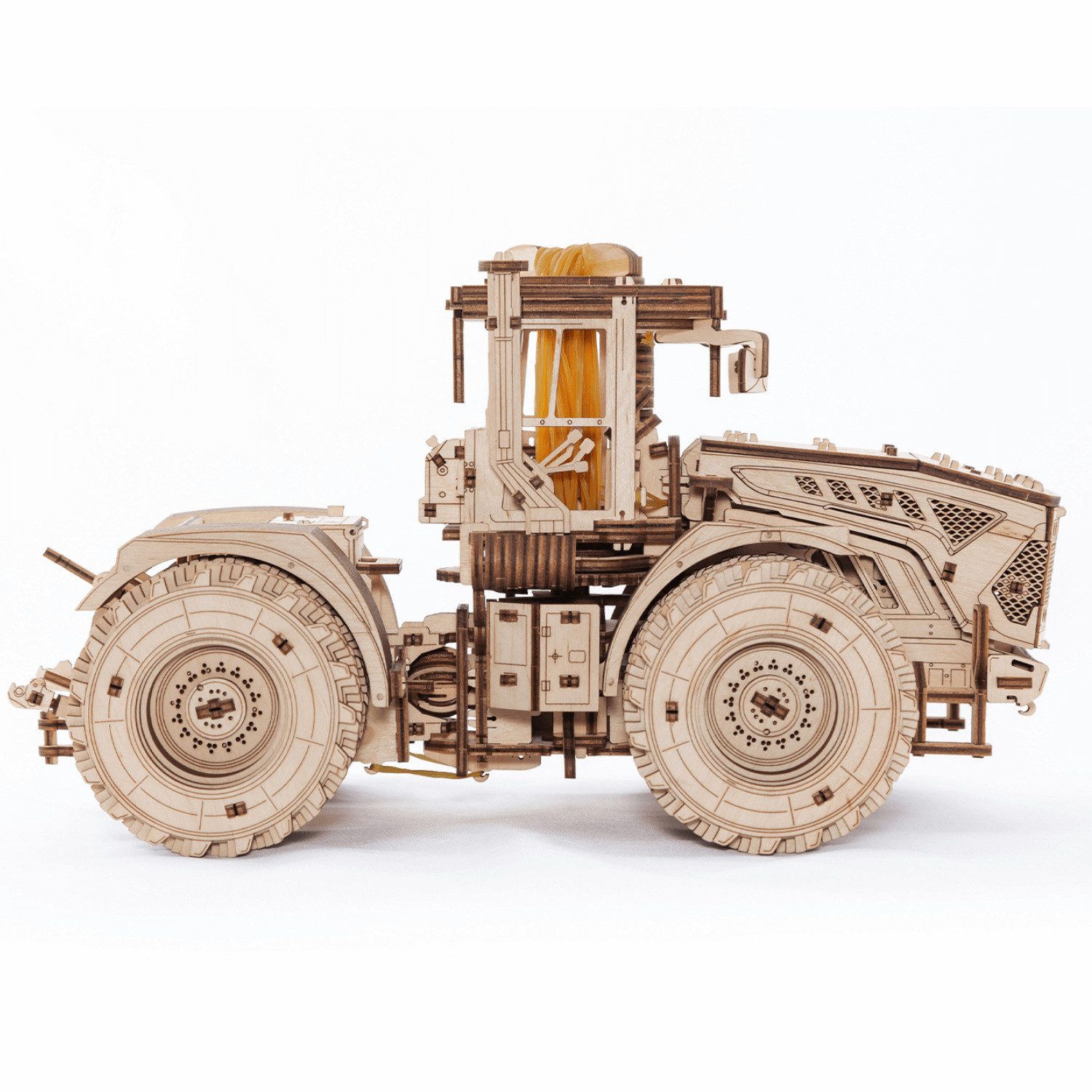Eco Wood Art Modellbausatz Kirovets K-7M Traktor aus Holz, (596-tlg)