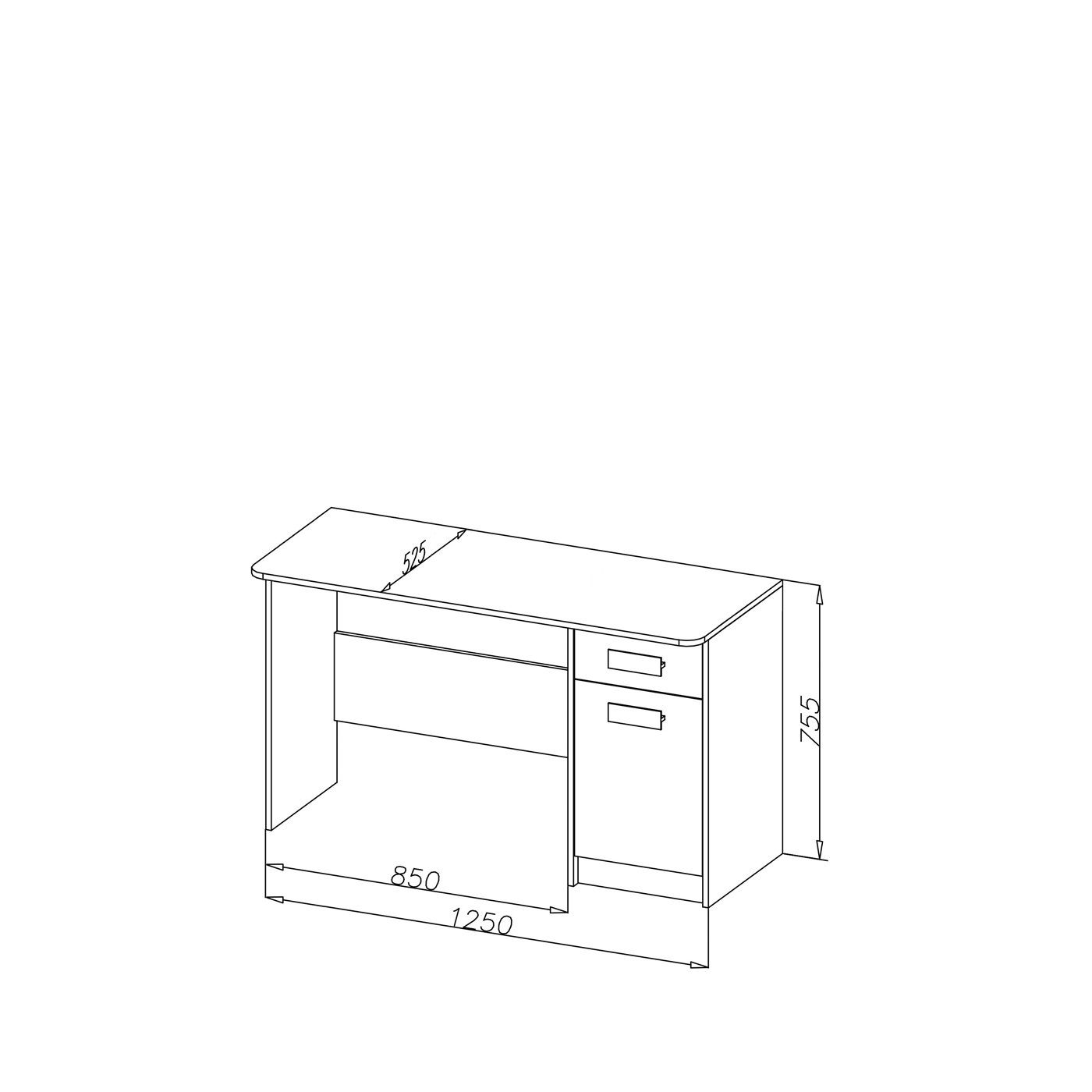 Möbel Grant Marmex (5-St), Soft-Close-Funktion G16, Set Mehrzweckschrank-Set
