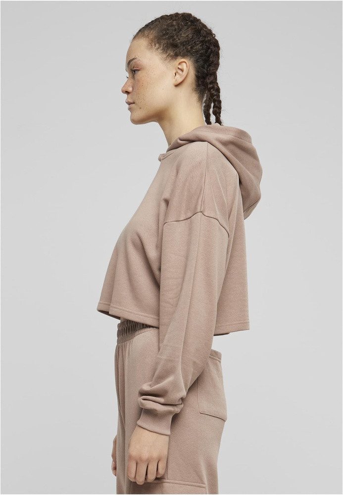 URBAN CLASSICS Hoodie Ladies Oversized Cropped Light Terry Hoodie günstig online kaufen