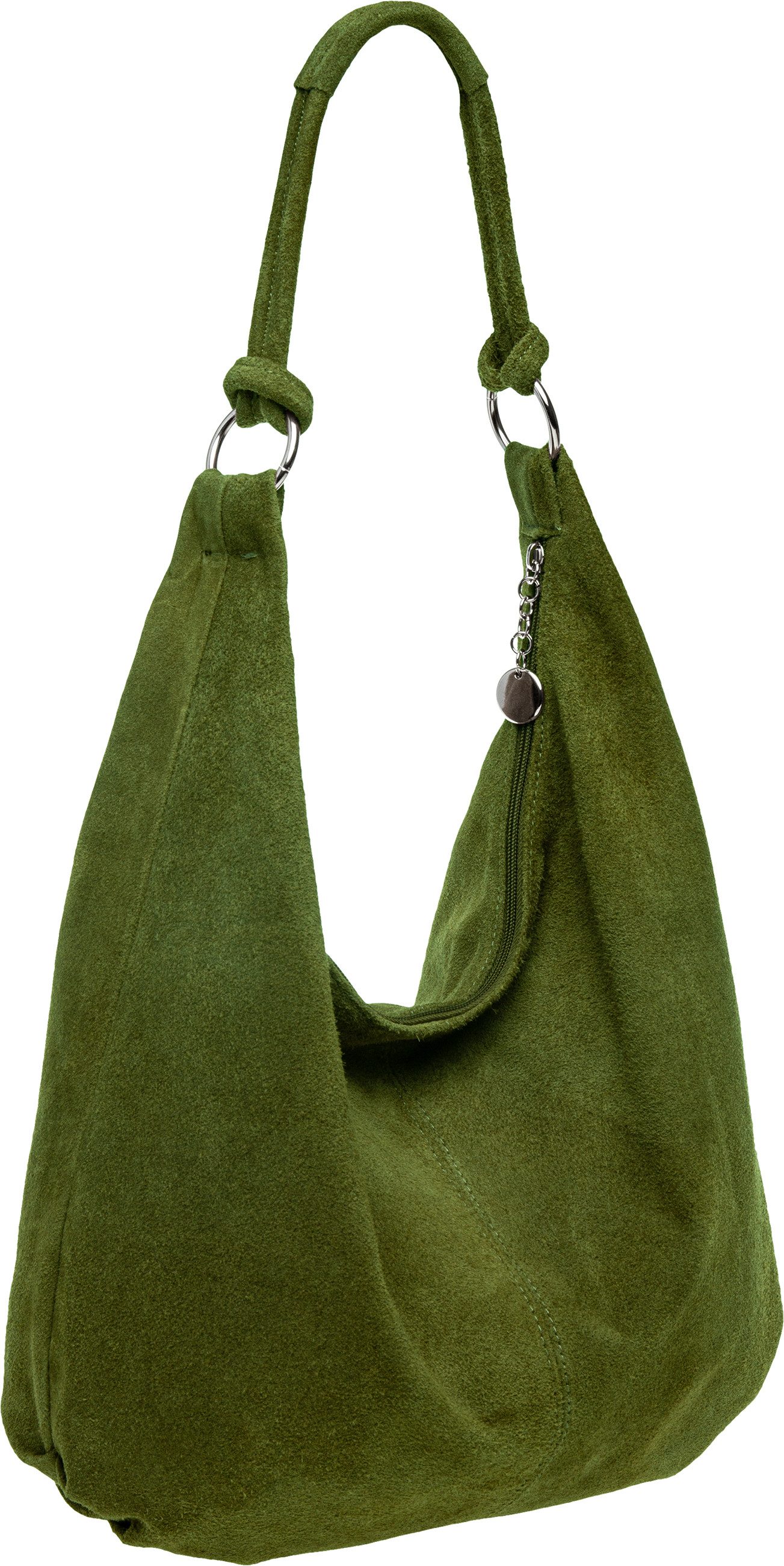 Caspar Schultertasche Damen Vintage Leder Tasche Hobo Bag - CLASSIC LINE - günstig online kaufen