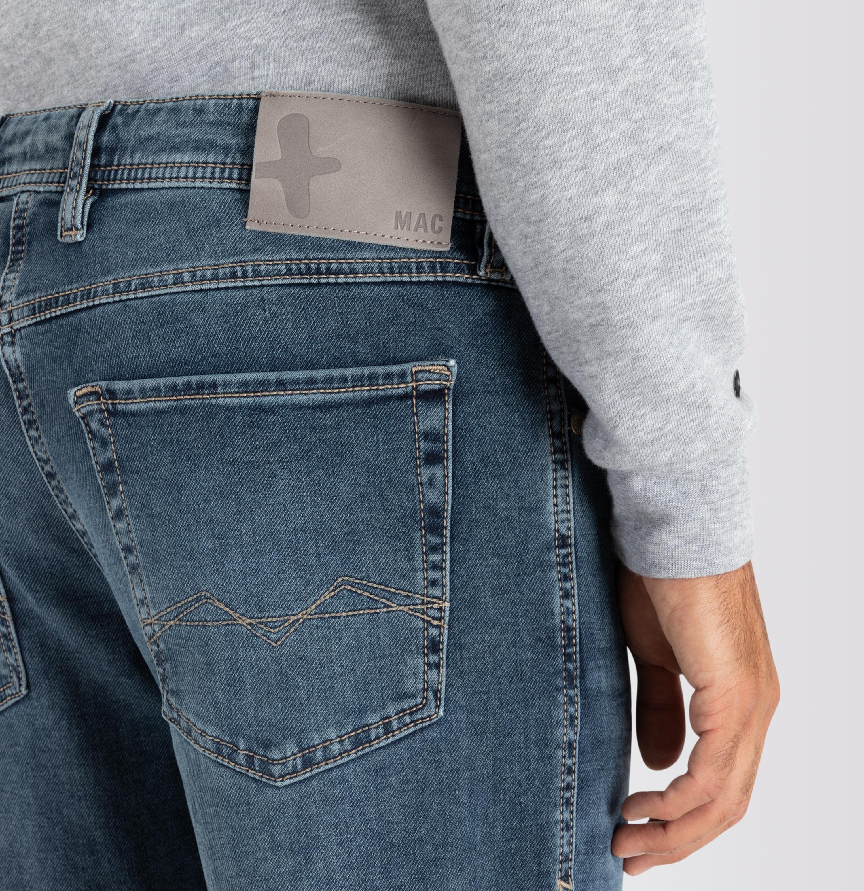 MAC 5-Pocket-Jeans Jog'n Denim Season All Nightblue H757 Authentic Jeans 0994L Sweat Wash