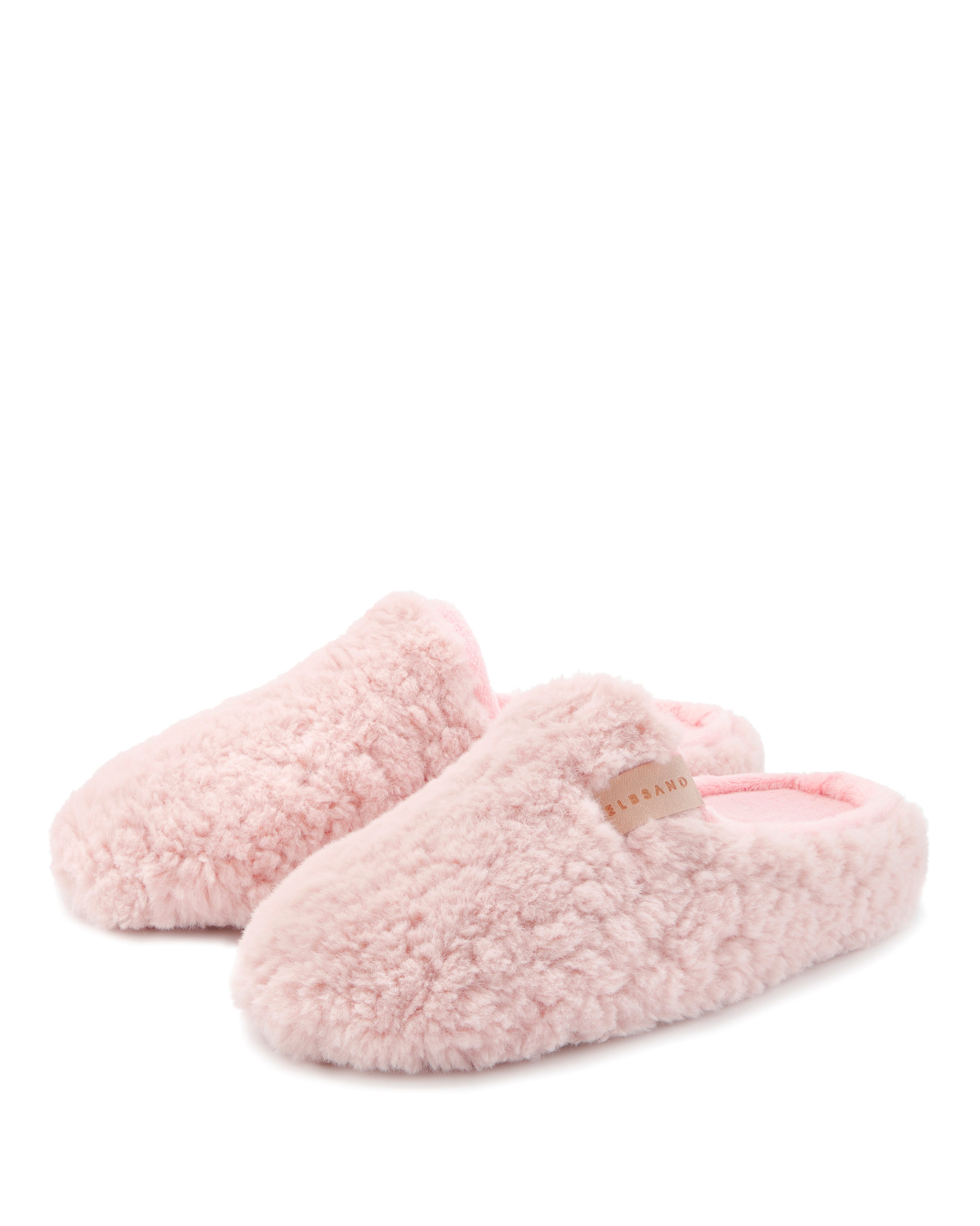 Elbsand Hausschuh Pantolette, Pantoffel, Mule, Sandale, kuscheliges Fellimitat. Reduzierter Preis € 47,99. Unverbindliche Preisempfehlung € 59,99