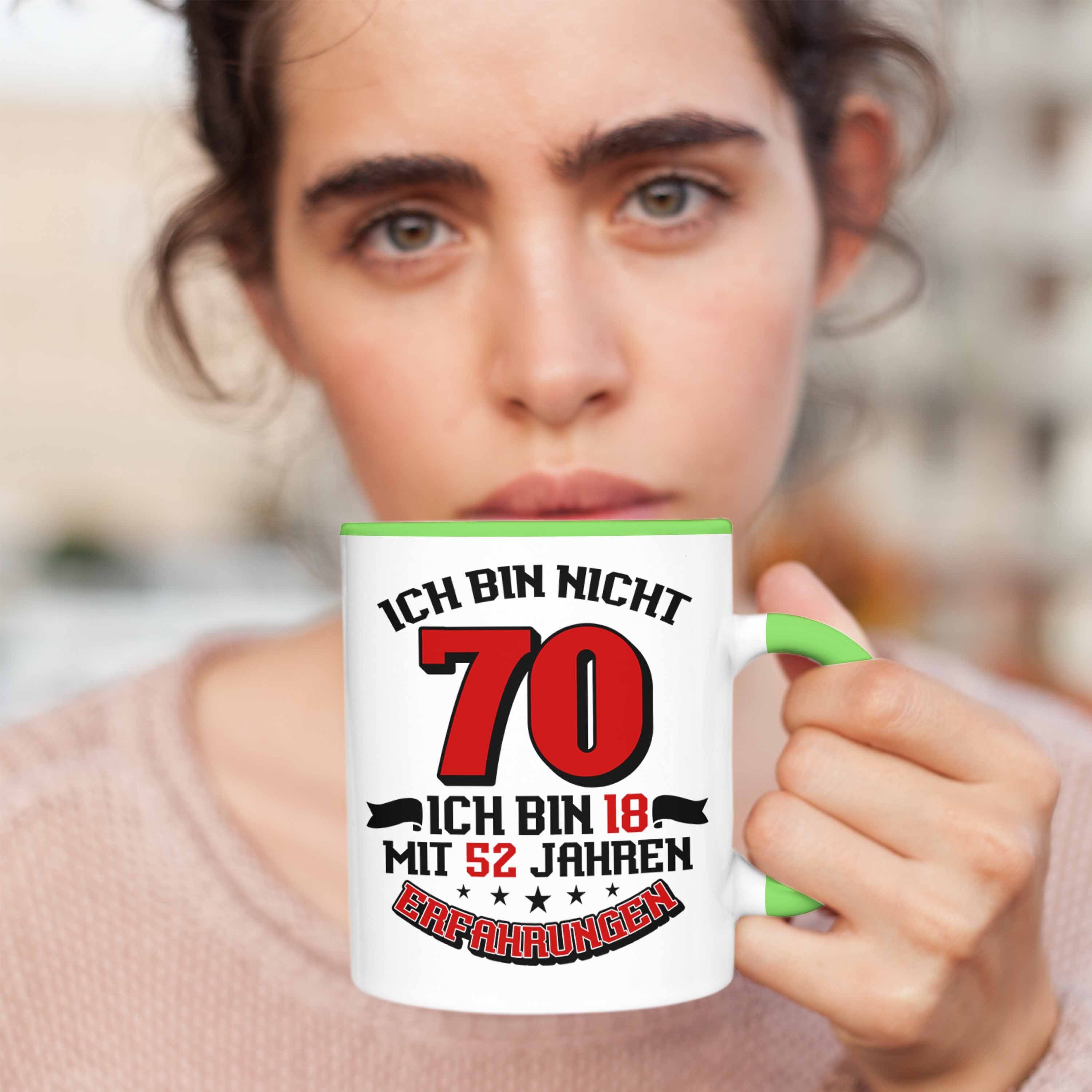70 Frauen für Tasse 18 70. Grün Trendation Männer Spruch Tasse Jahre Geschenkidee Geburtstag