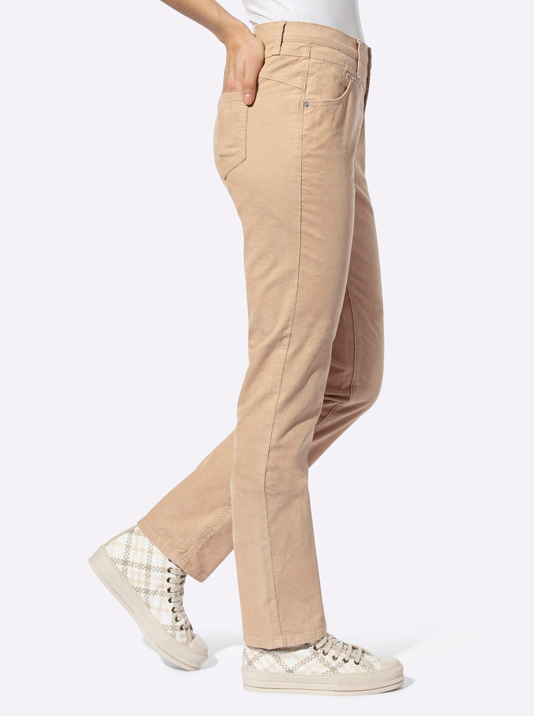 heine Jerseyhose Cord-Hose Innenbeinlänge ca. 81 günstig online kaufen