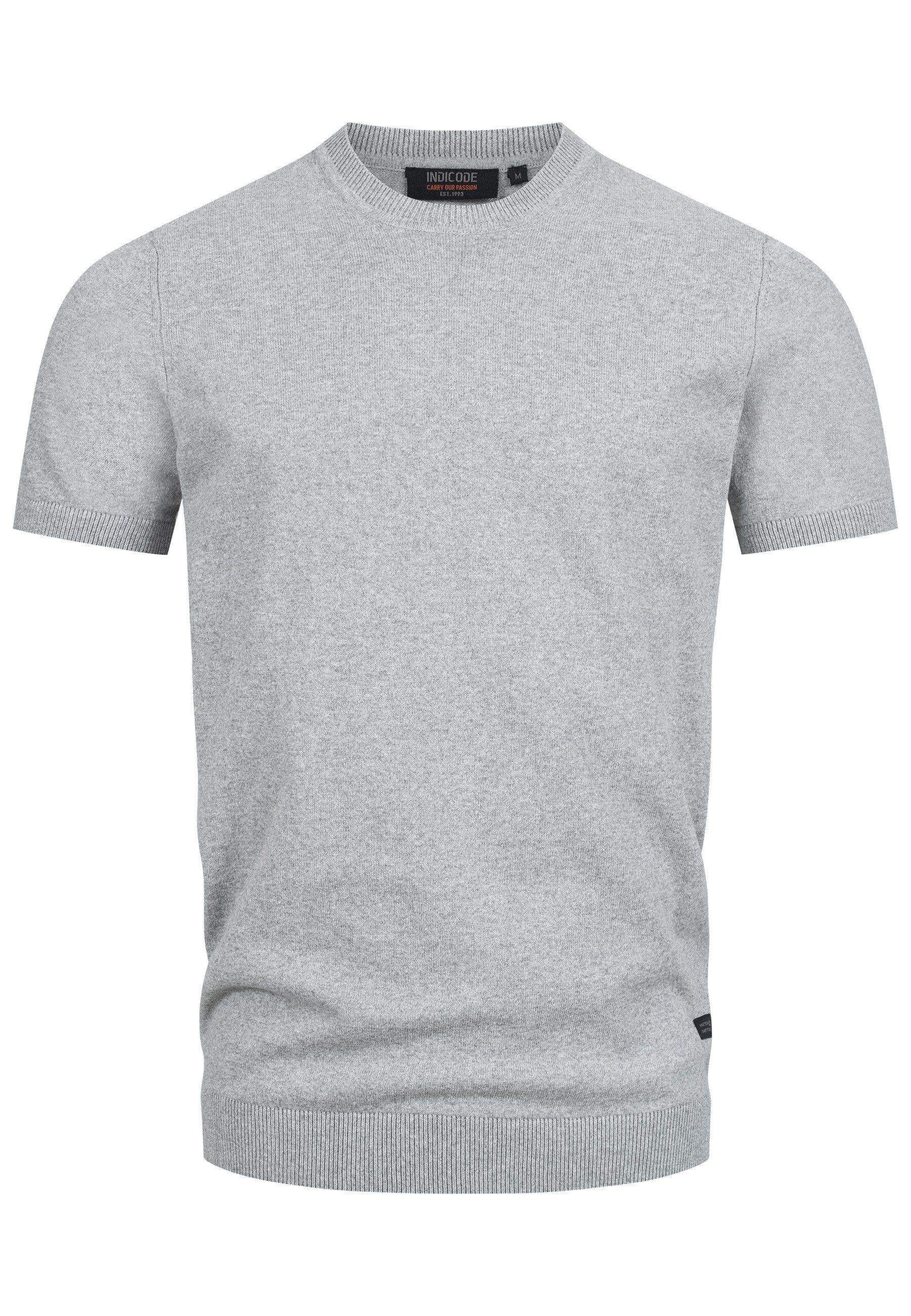Indicode T-Shirt Herren INVasko Shirt Tee Herrenshirt T-Shirt Feinstrick mi günstig online kaufen