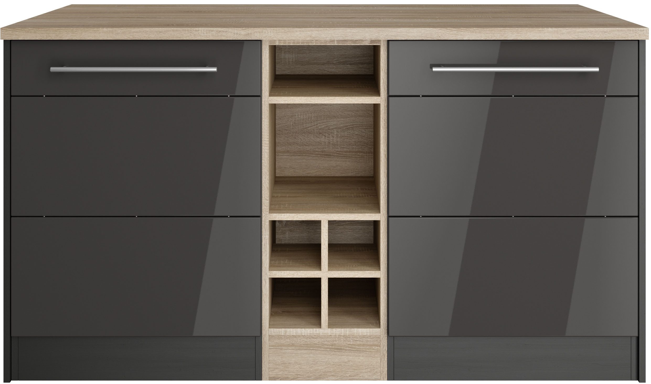 KOCHSTATION Kücheninsel KS-Wien, Breite 153 cm, günstig online kaufen