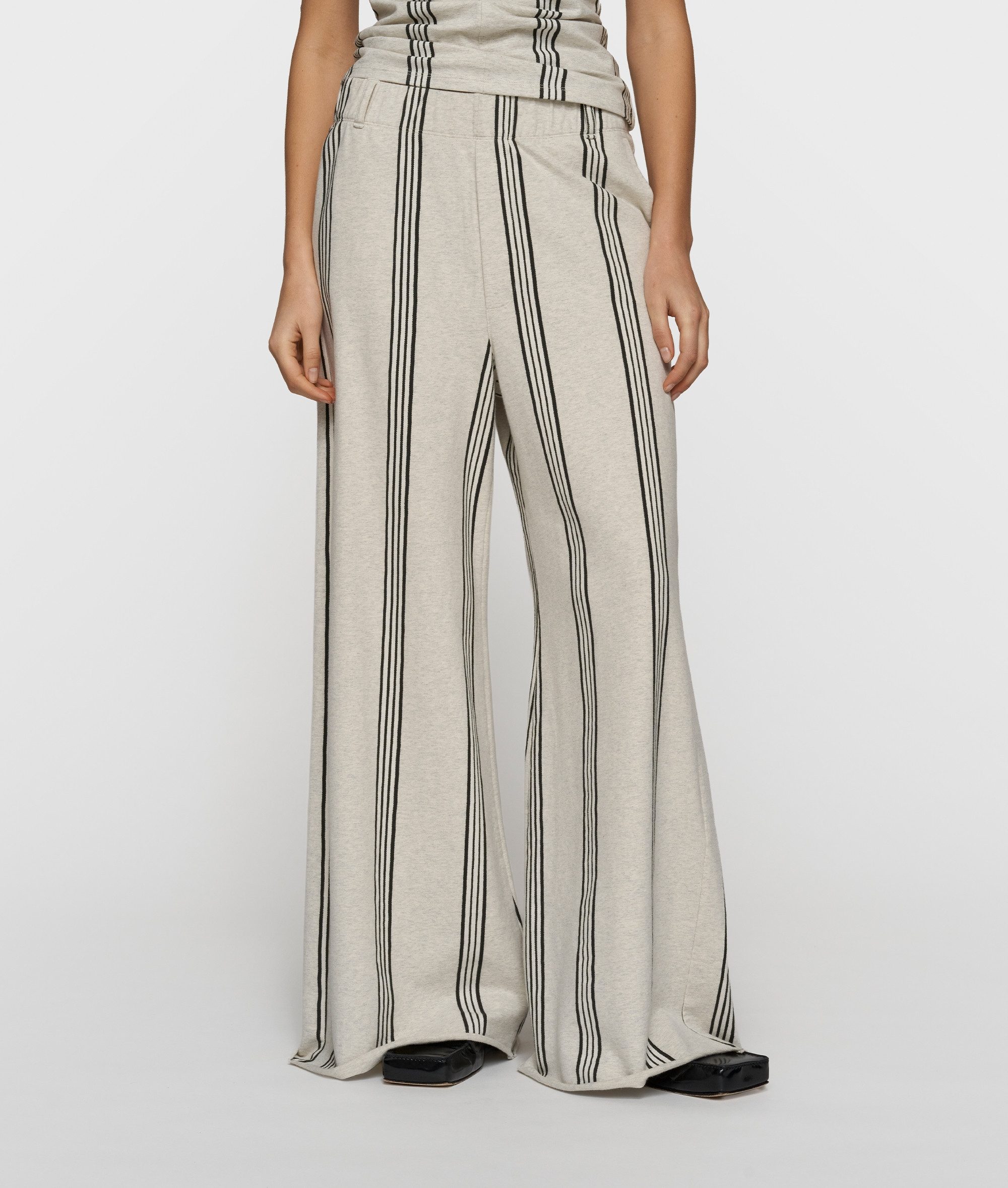 10DAYS 5-Pocket-Hose wide leg jogger stripes