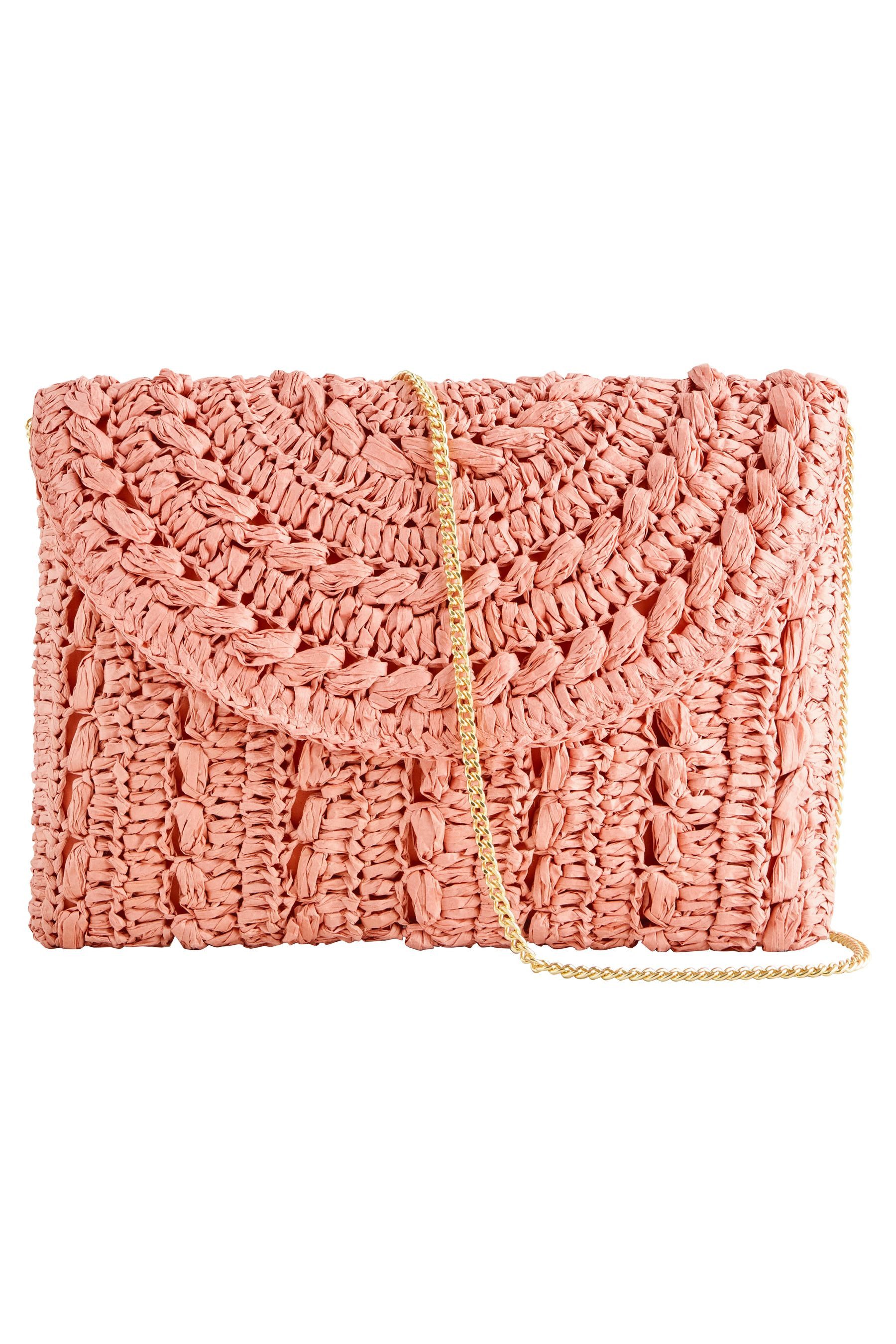 Next Clutch Clutch in Raffiaoptik (1-tlg)