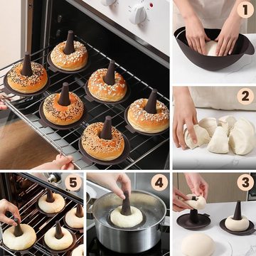 autolock Muffinform Silikon Muffin Förmchen für Kuchen, Cupcakes, 6 Stück, (6-tlg)