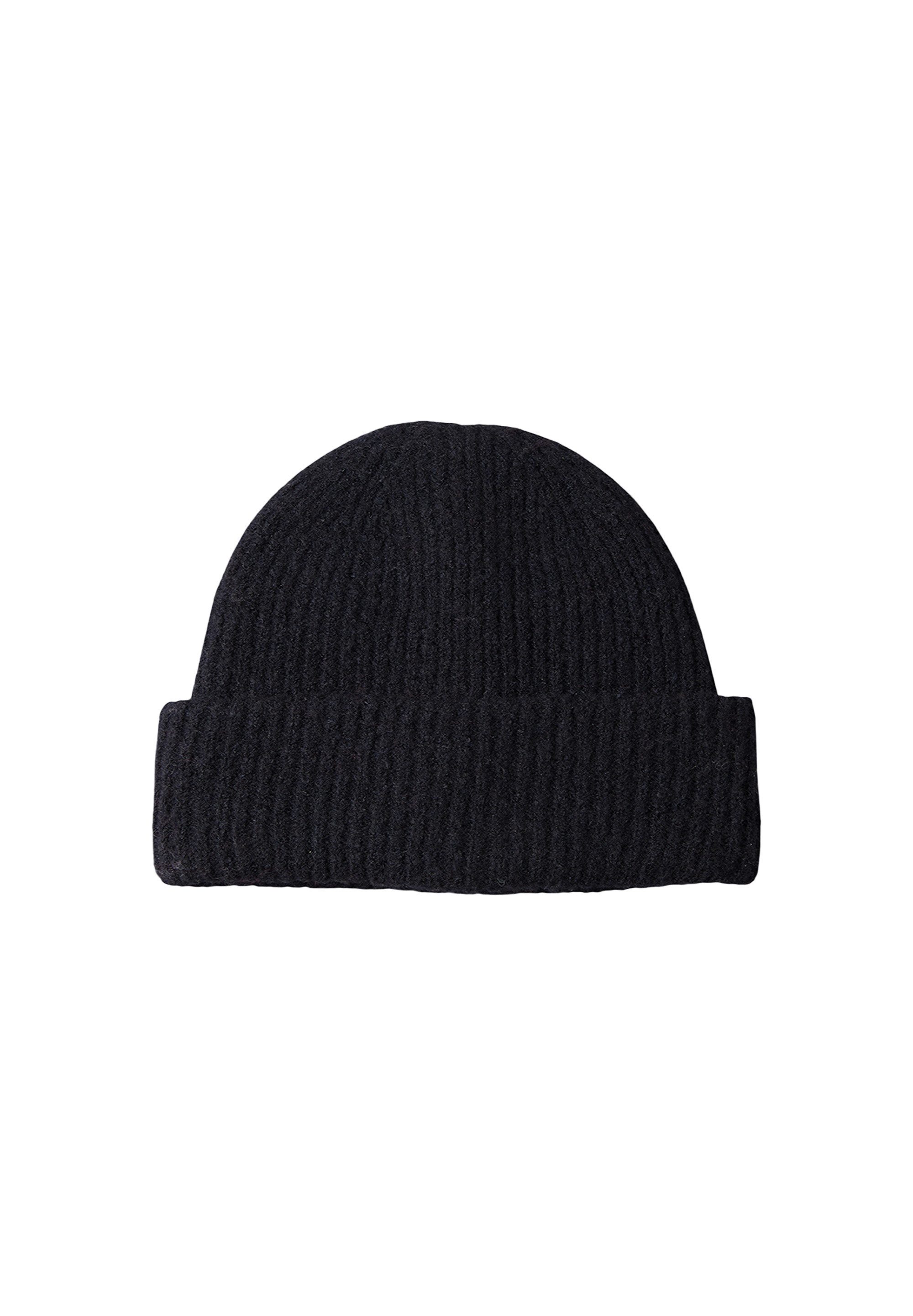 Les Lunes Beanie Luca vielseitig zu kombinieren, Grobstrick, warm, flauschiges Material