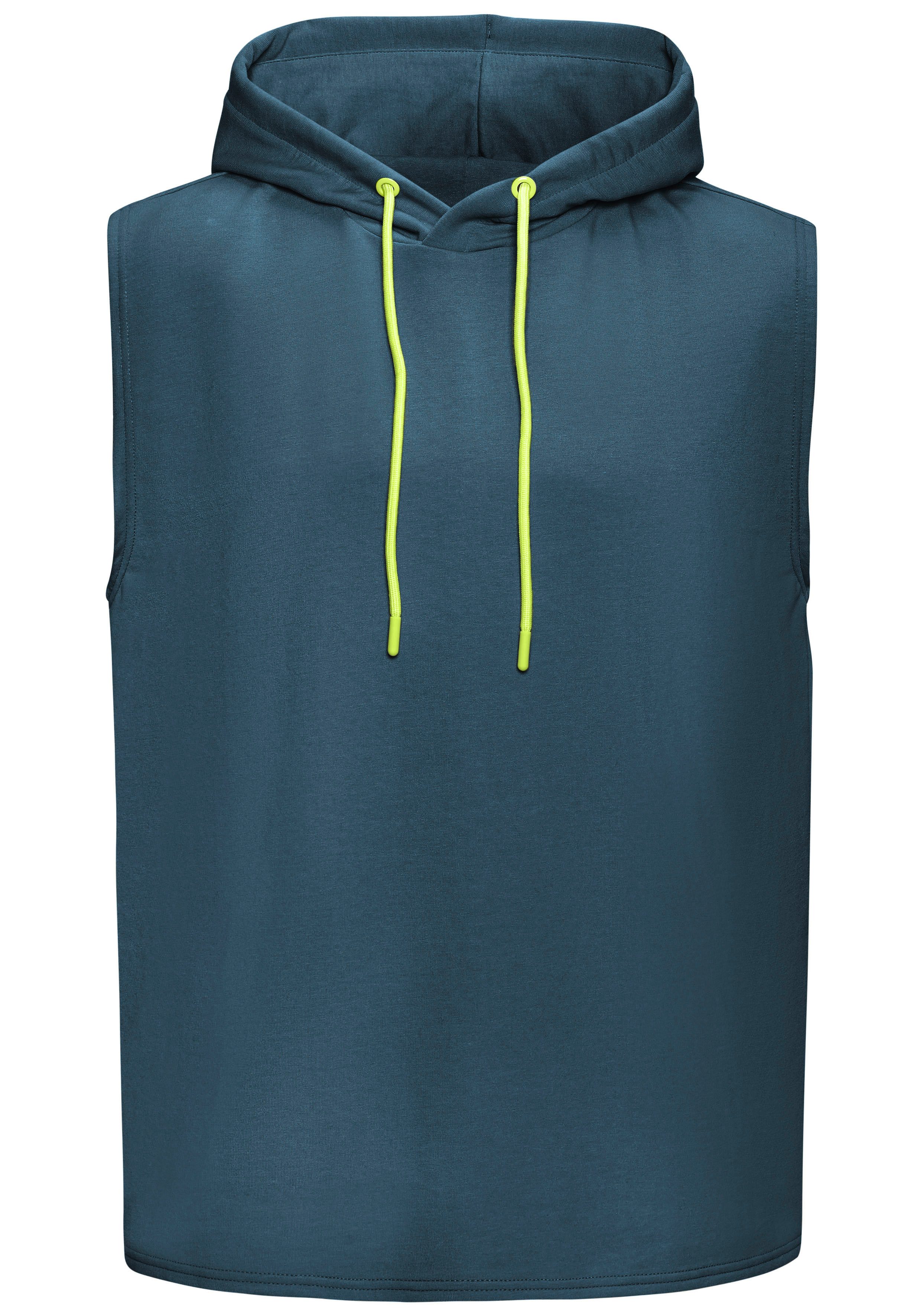 Le Jogger Performance Kapuzensweatshirt ohne Ärmel und mit kontrastfarbenen Details. € 29,99