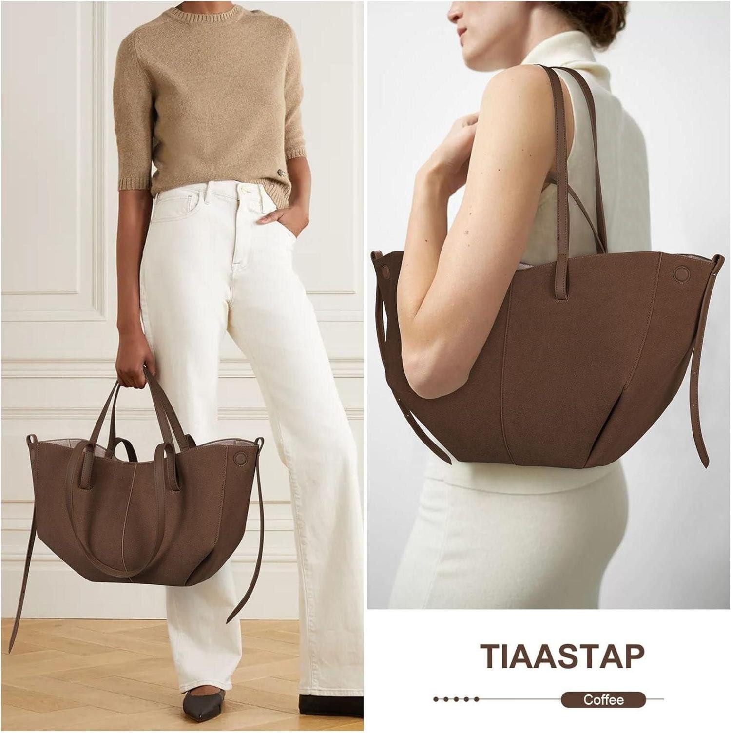 LuxusKollektion Shopper TIAASTAP Große Kunstleder Henkeltasche günstig online kaufen
