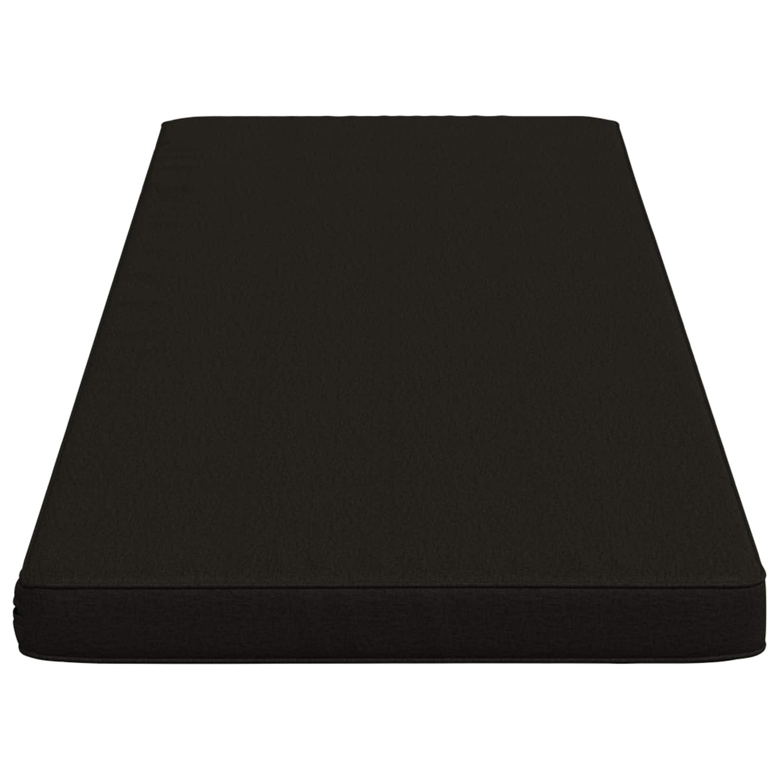 vidaXL Sitzauflage 1-teiliges Bankkissen VUGHT 100 % Polyester Schwarz, (1 St)