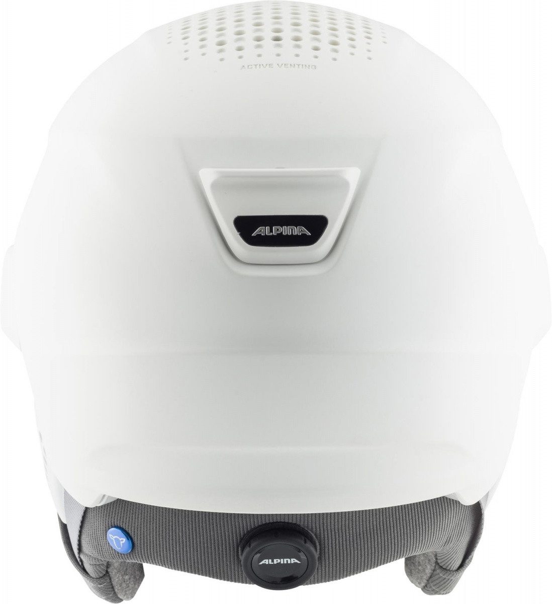 Alpina Sports Skihelm Alpina Alto Q-Lite Visier Skihelm Snowboardhelm White Matt Mirror Blue