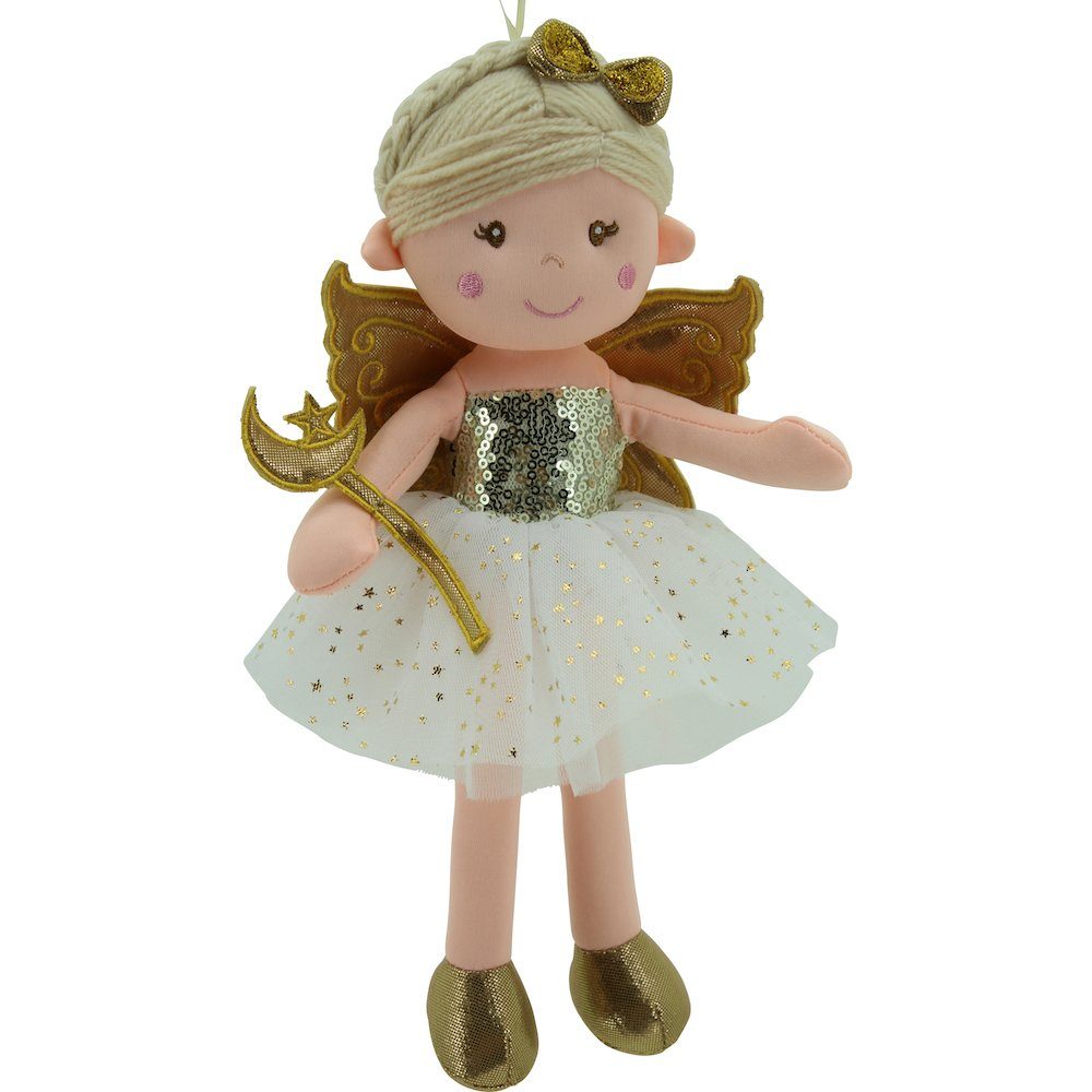 Stoffpuppe 30 Puppe Sweety cm Fee Sweety-Toys Toys 11742 Stoffpuppe Gold Prinzessin
