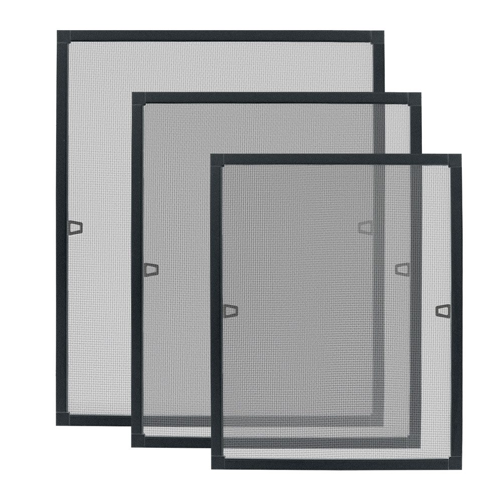 FIVMEN Insektenschutz-Fensterrahmen Fliegengitter für Fenster, ohne Bohren und Schrauben mit Alu Rahmen, für Büro Schlafzimmer Küche