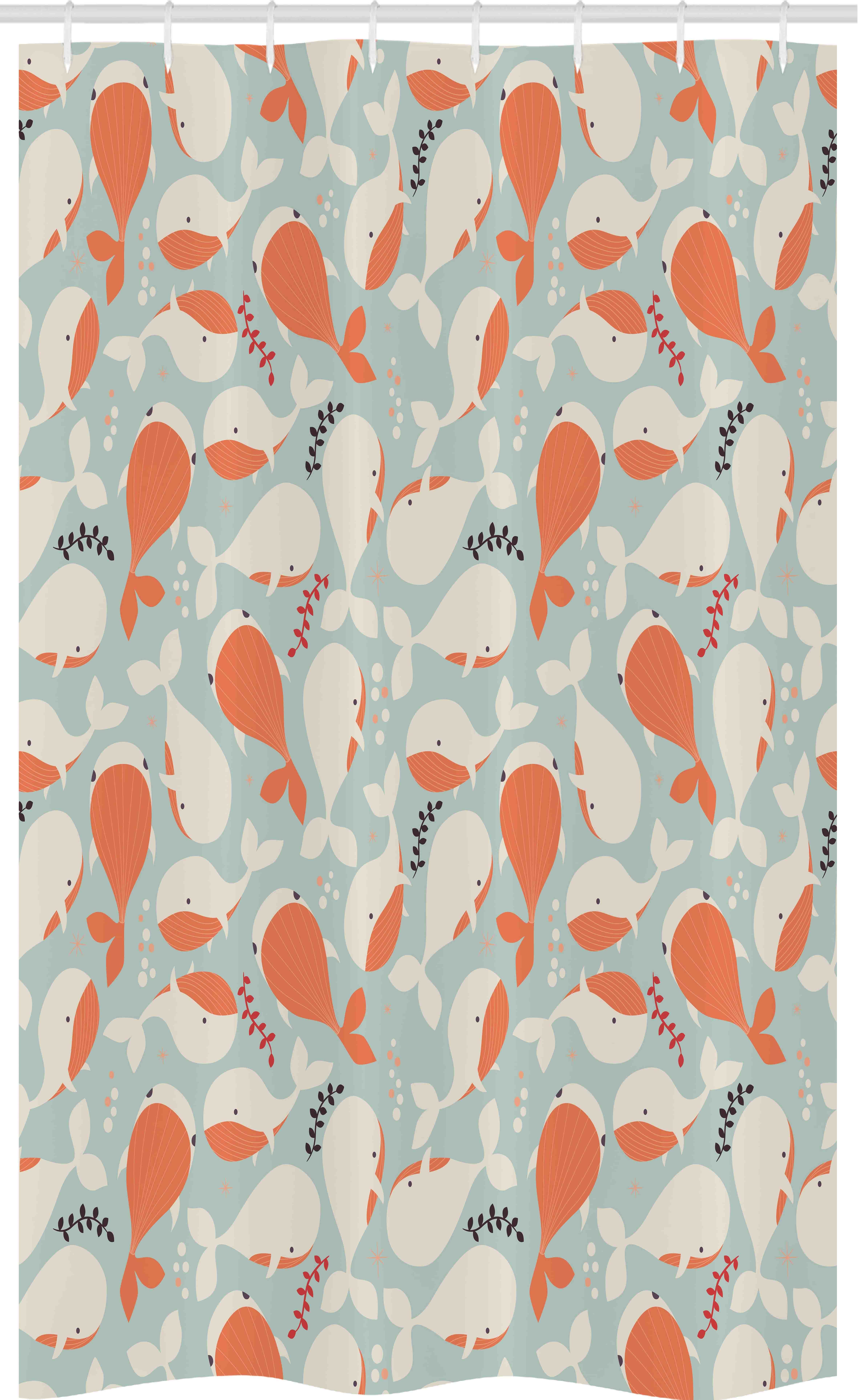 Abakuhaus Duschvorhang Badezimmer Deko Set aus Stoff mit Haken Breite 120 c günstig online kaufen