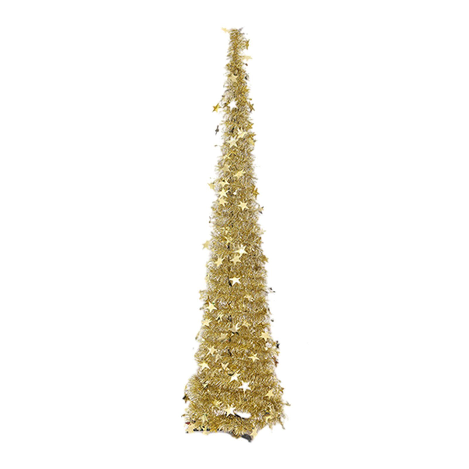 Blusmart Künstlicher Weihnachtsbaum 1,5 M Langer Weihnachtsbaumschmuck, Einziehbar, Modischer Kredit
