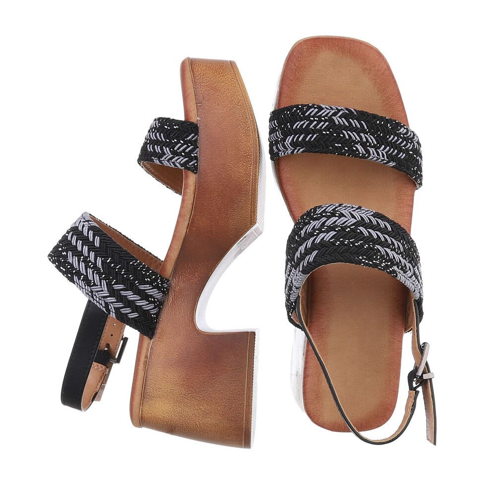 Ital-Design Damen Freizeit Plateausandaletten (86706784) Blockabsatz günstig online kaufen