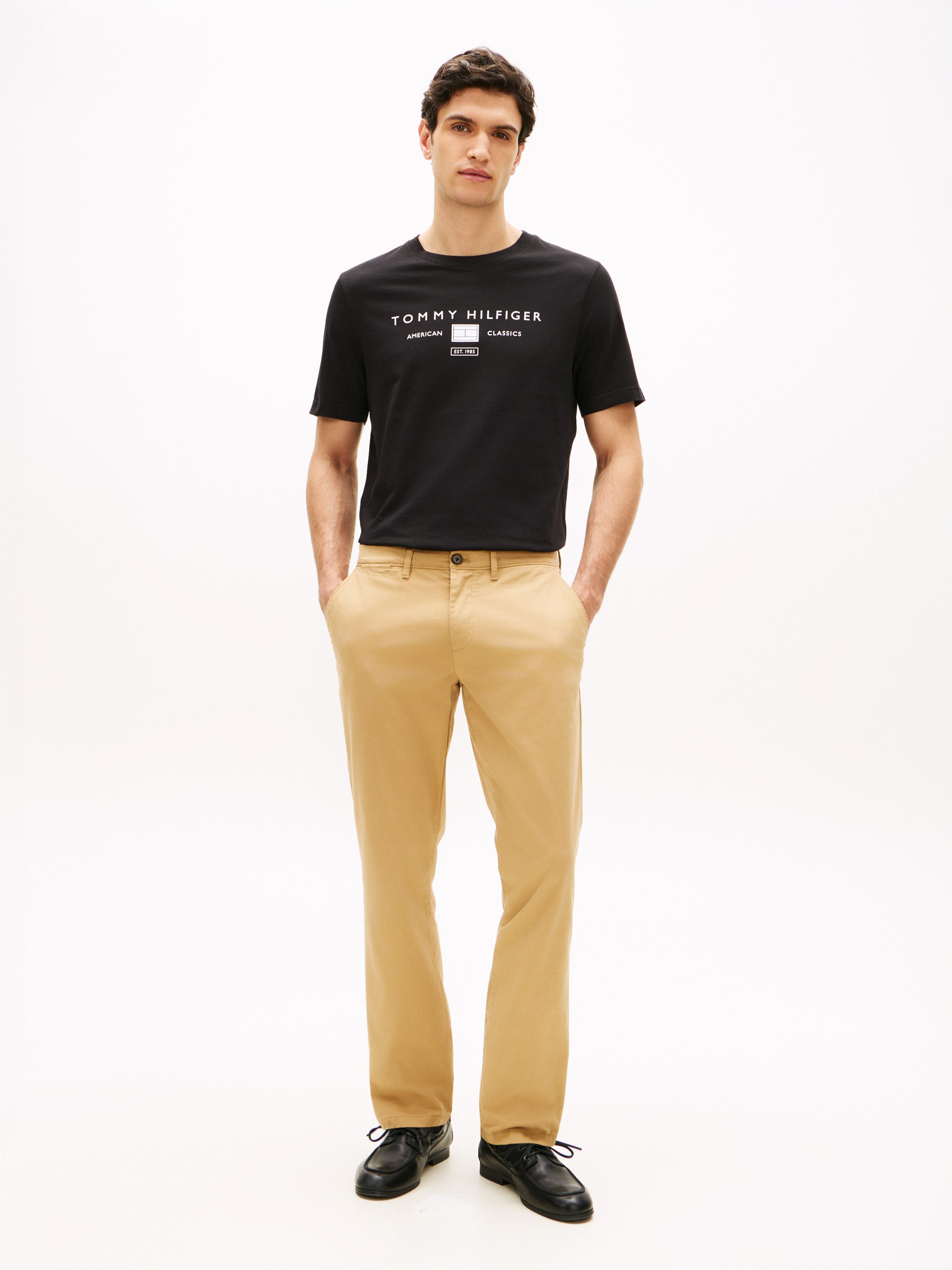 Tommy Hilfiger T-Shirt BRAND LOVE MONO STACK aus Jersey mit Logo