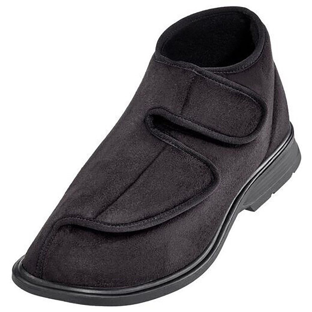 promed Bequemschuh Herren Microvel. Pedibelle Alex Schwarz Gr 43 Hausschuh