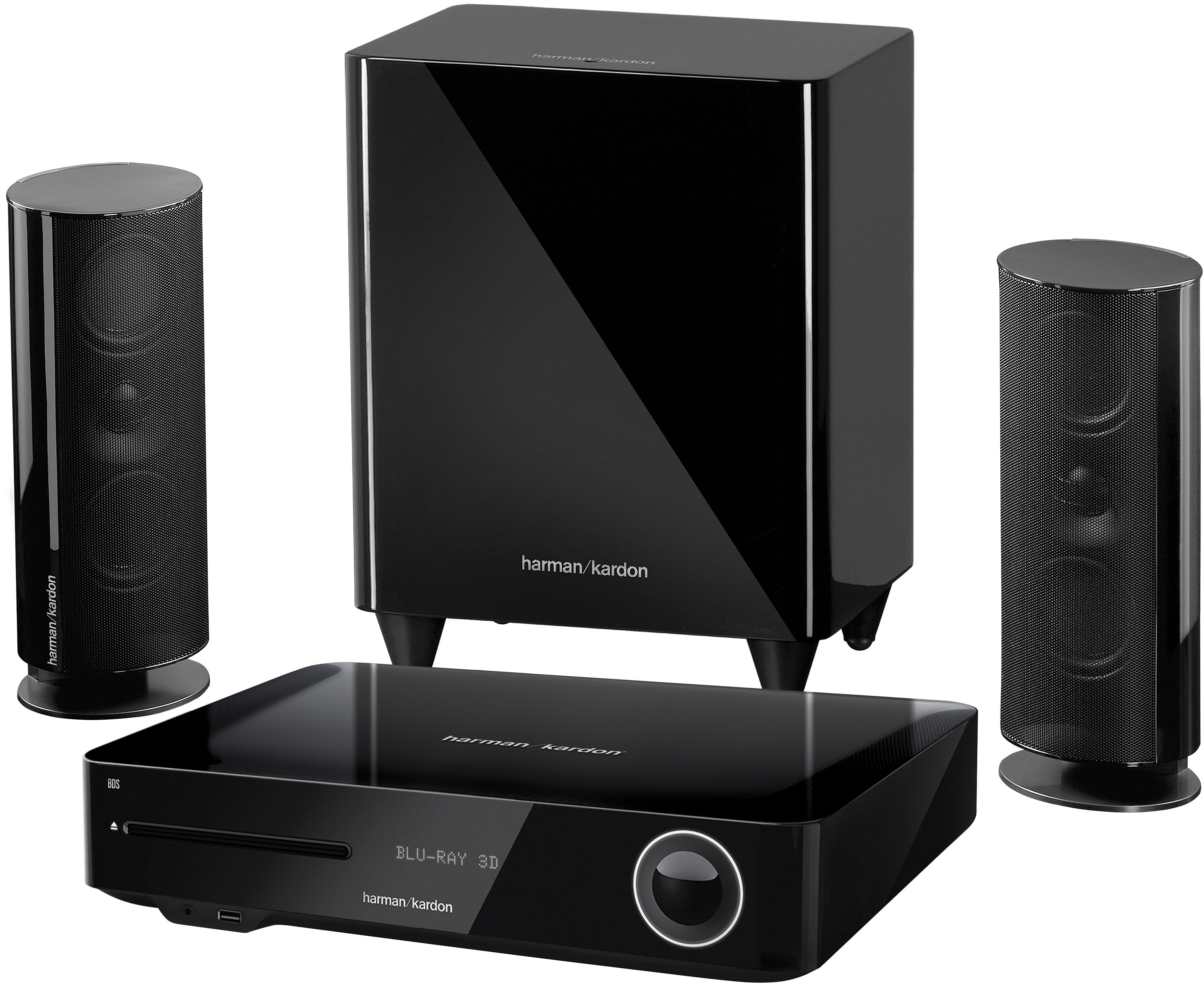 Heimkinosystem 2.1 Mit Blu Ray Player Harman/Kardon BDS 480 2.1 Heimkinosystem (Blu-ray-Player, 130 W, WLAN