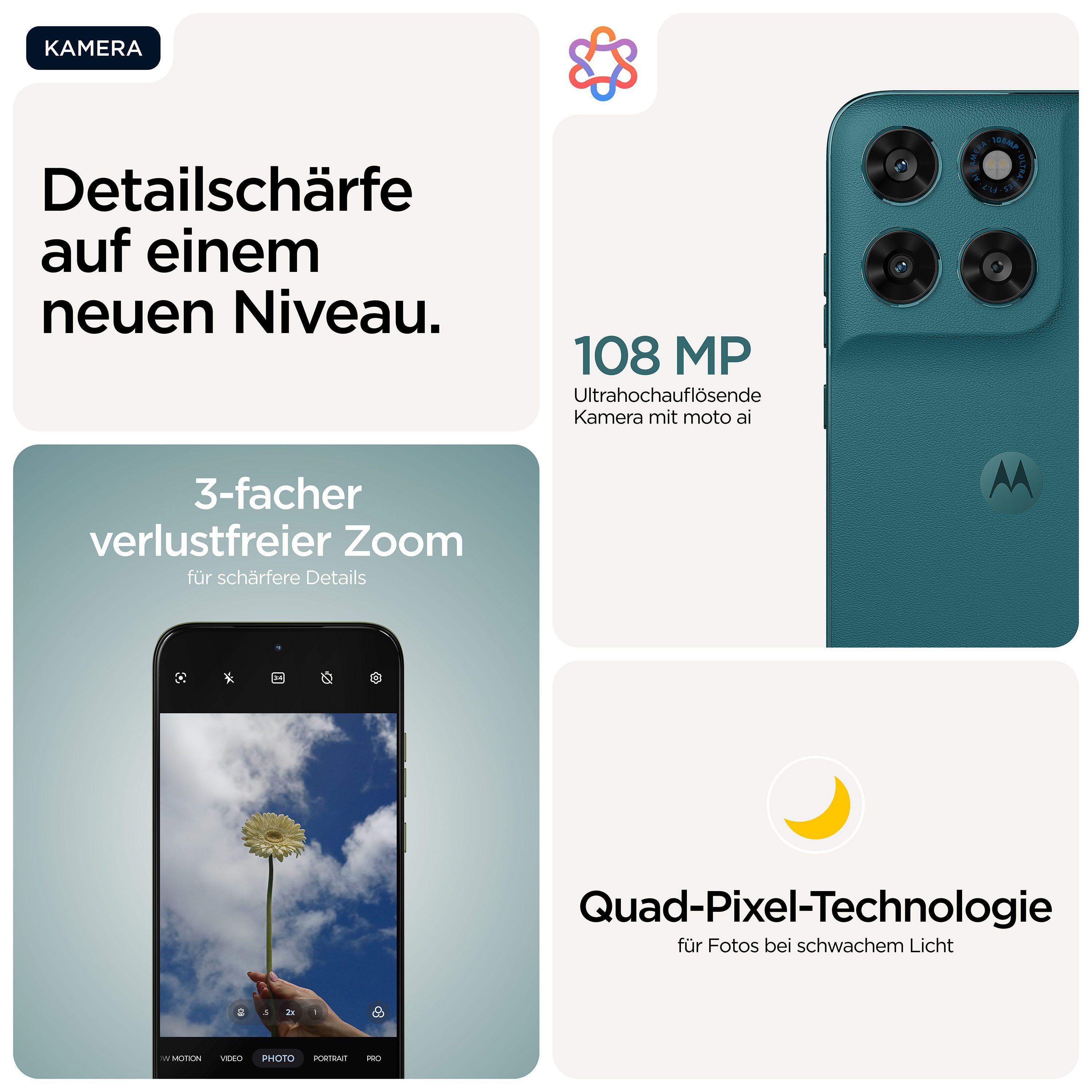 Motorola Moto G77 256GB Blau 5G