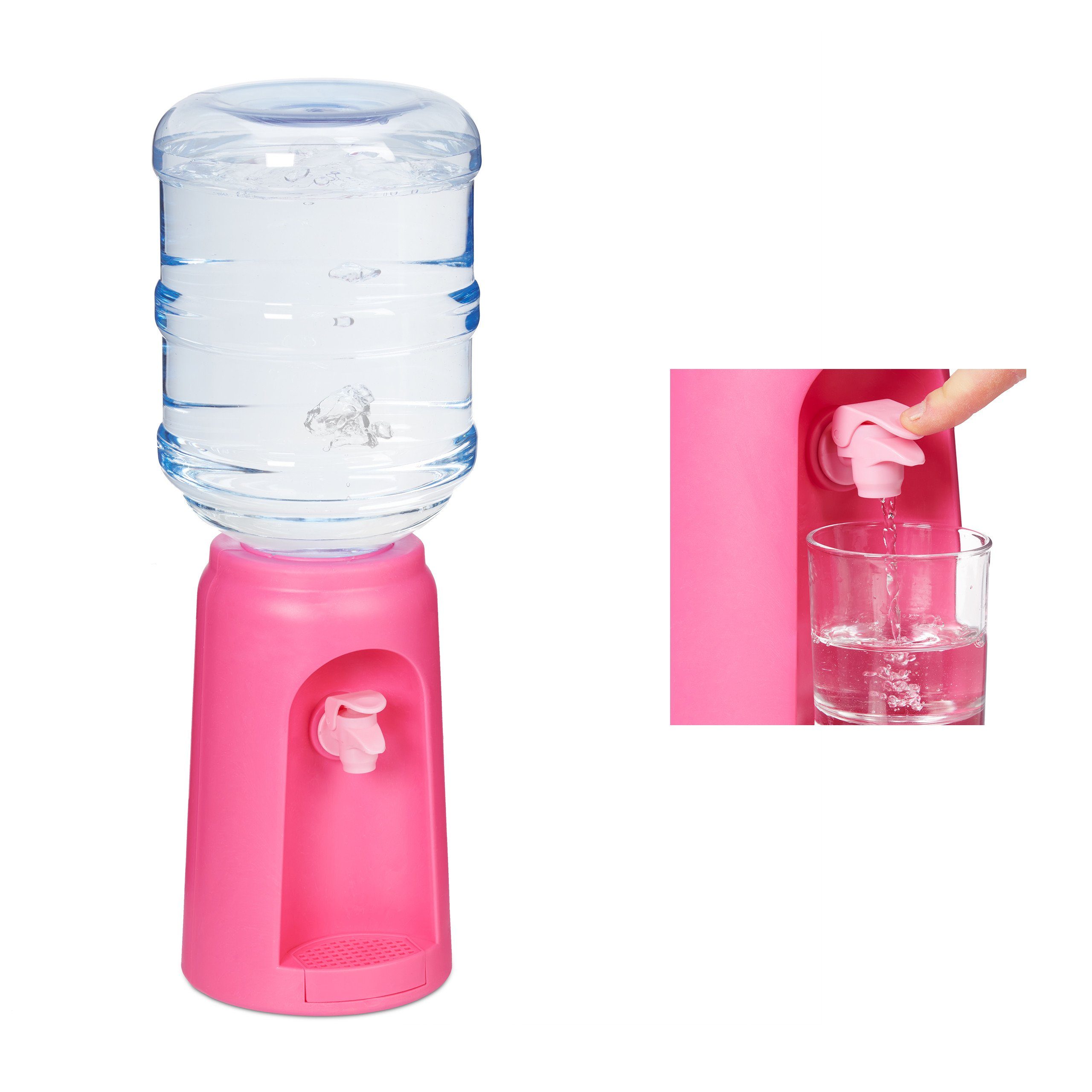 relaxdays Getränkespender Wasserspender mit Tank, Pink online kaufen | OTTO