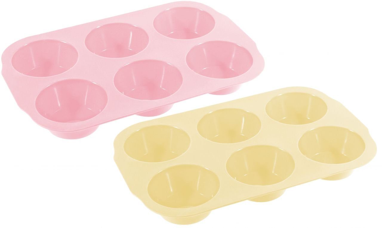 Backblech Fackelmann Muffinform für 6 Stück 28 x 19 cm