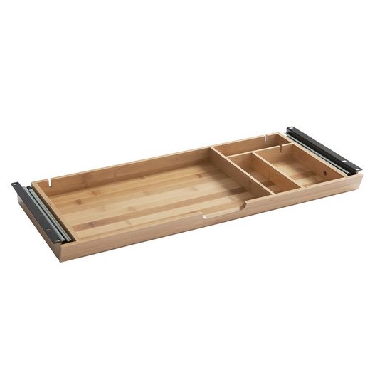 boho office® Schublade, aus nachhaltigen Bambus, ultraflaches Design