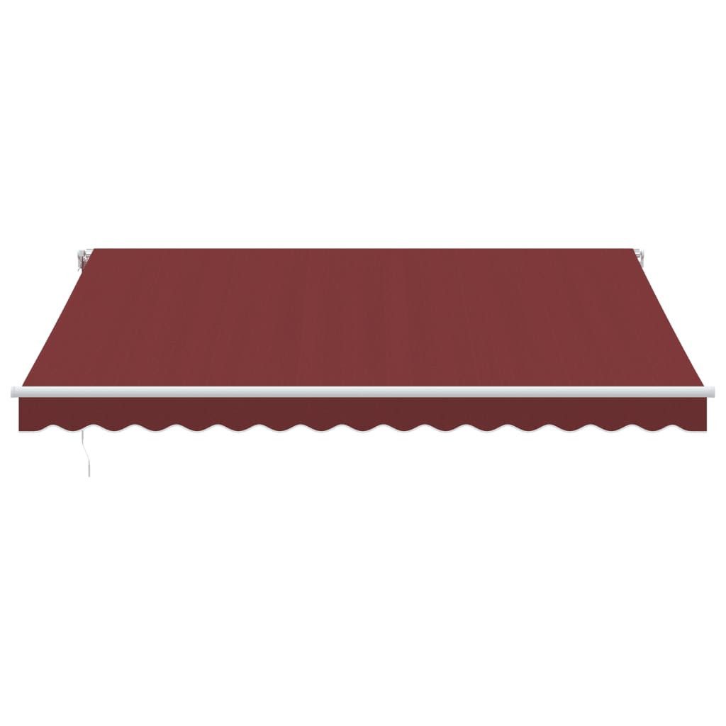 vidaXL Markise Markise Manuell Weinrot 400x350 günstig online kaufen